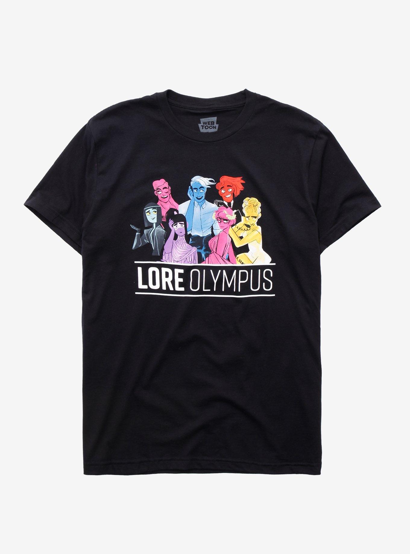 Lore Olympus Characters T-Shirt, BLACK, hi-res