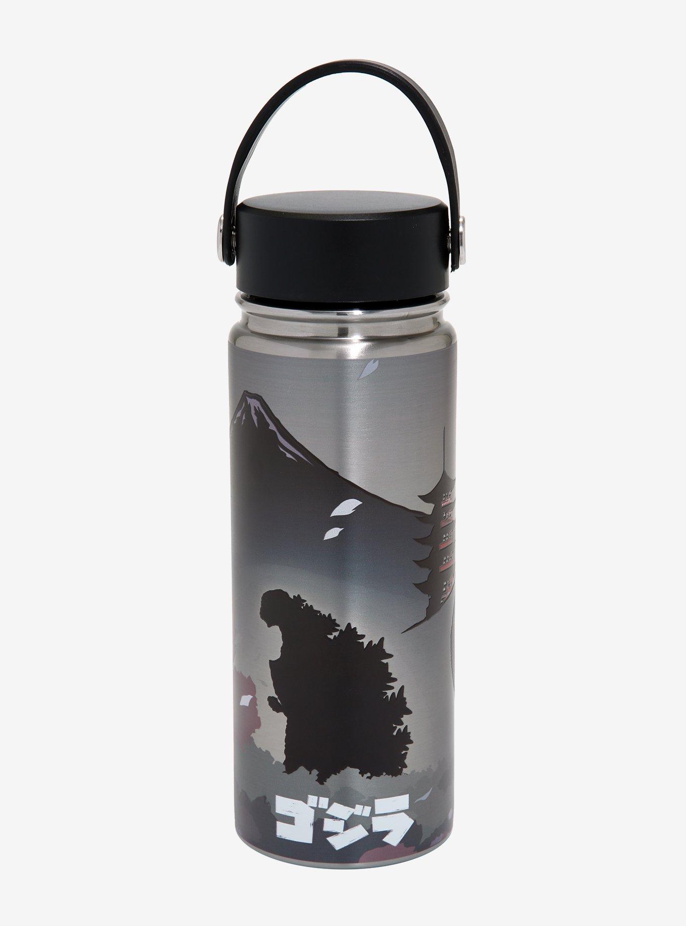 .com: Godzilla 17 oz Stainless Steel Water Bottle : Home & Kitchen