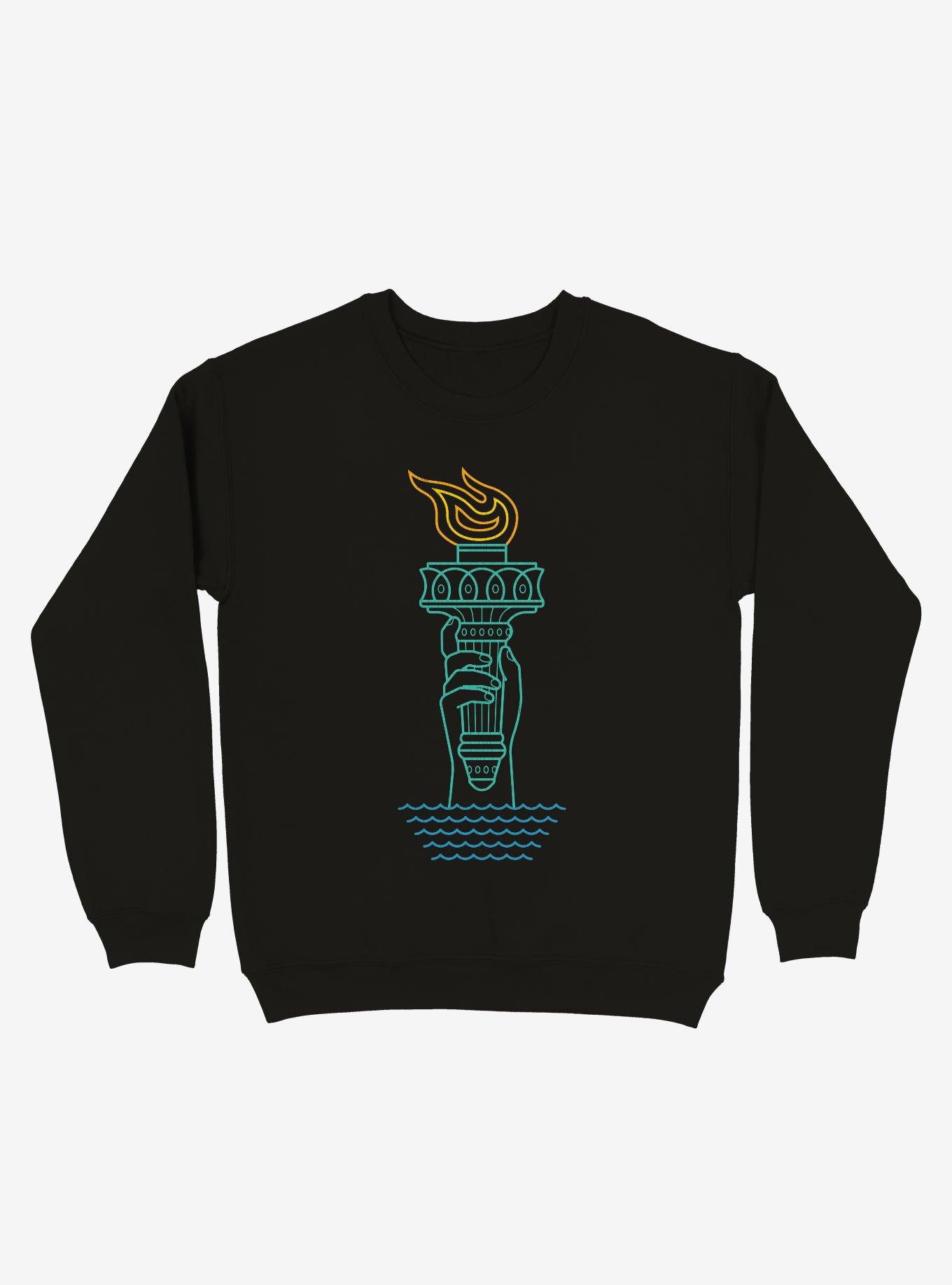 Rising Tide Statue Of Liberty Crew Sweatshirt, , hi-res