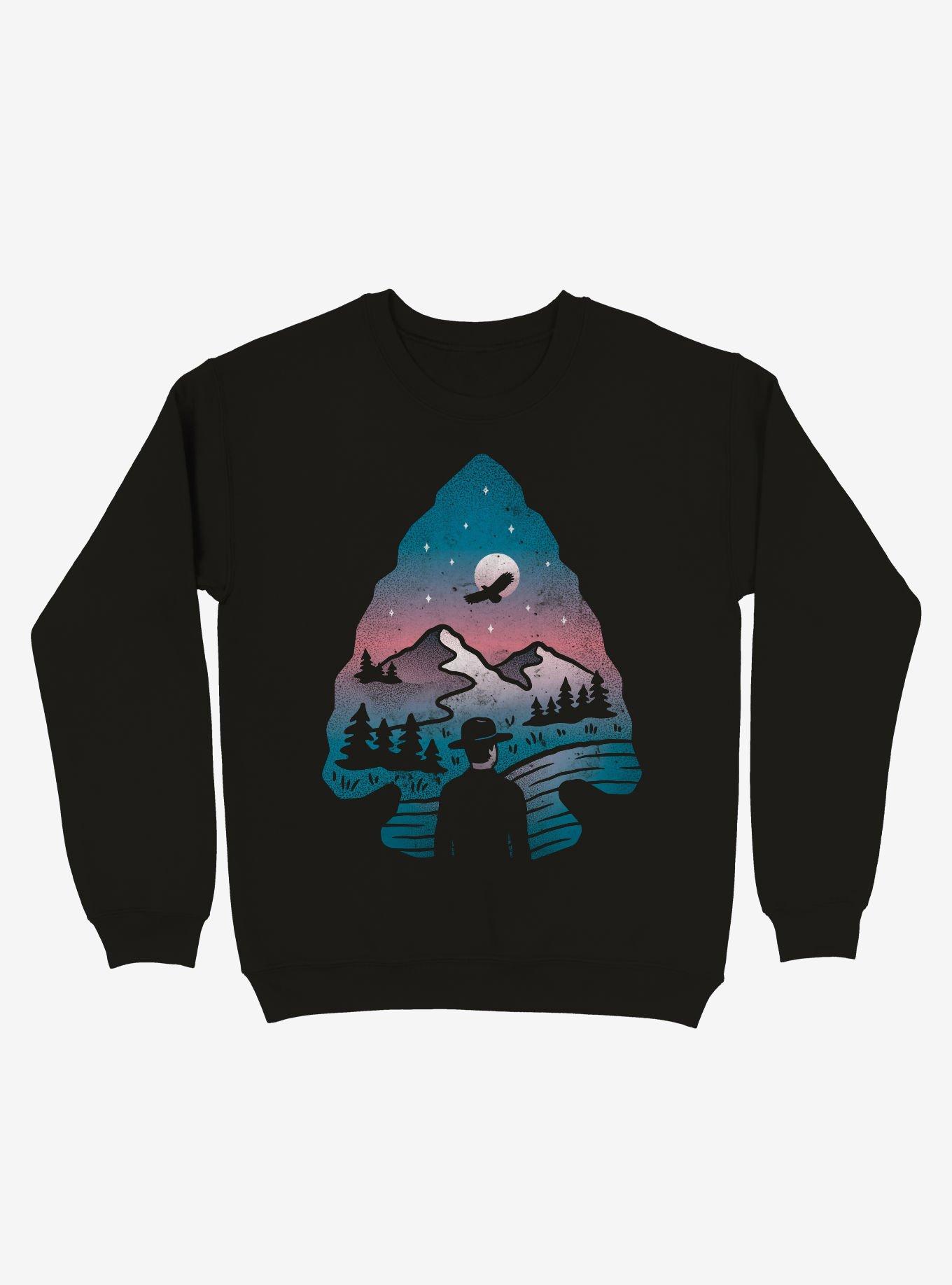 Take Aim Forest Landscape Crew Sweatshirt, , hi-res