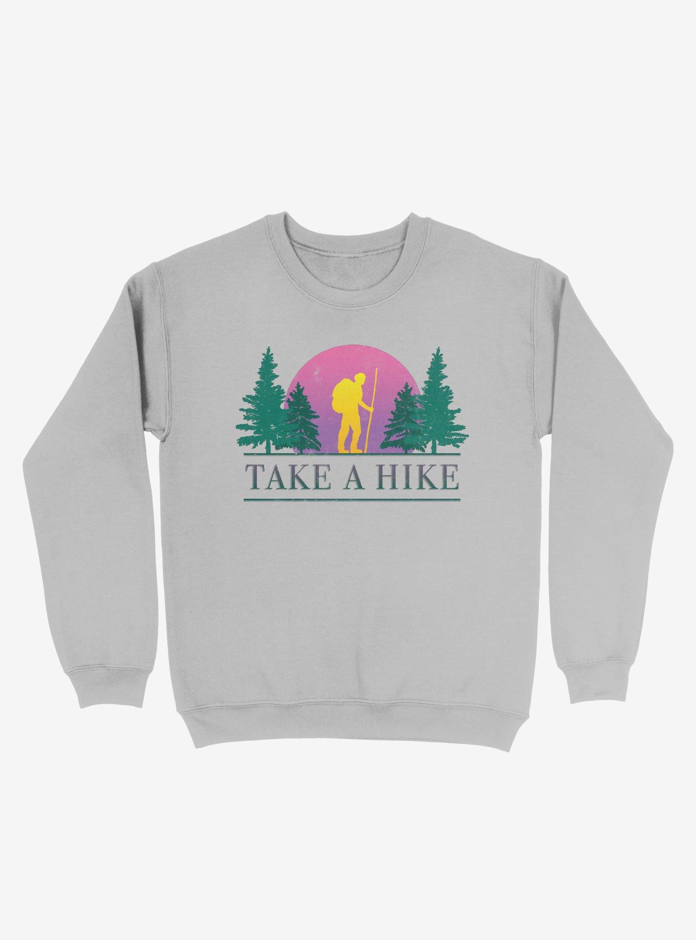 Take A Hike Crew Sweatshirt, SPORT GRAY, hi-res