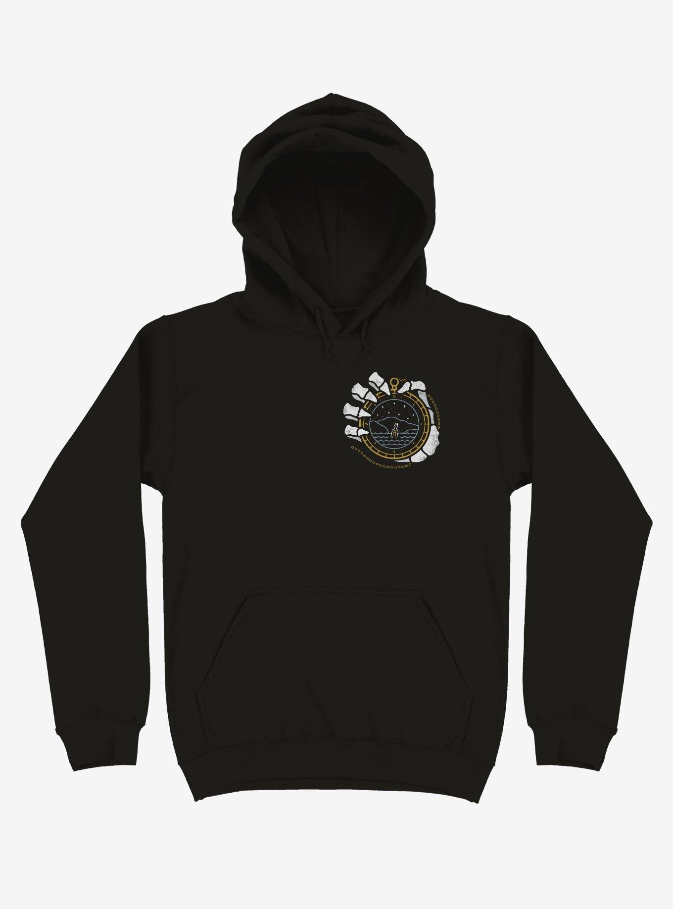 Dead In The Water Hoodie, BLACK, hi-res