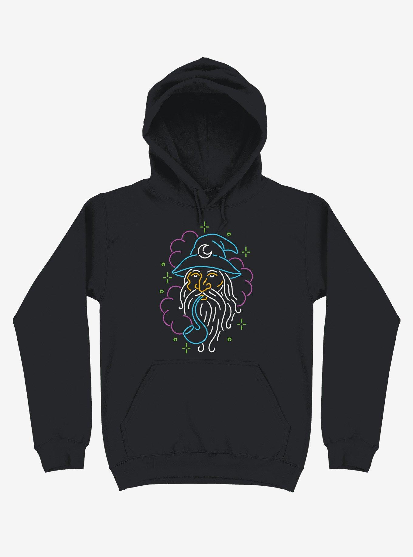Gee Wizard Outline Hoodie, BLACK, hi-res