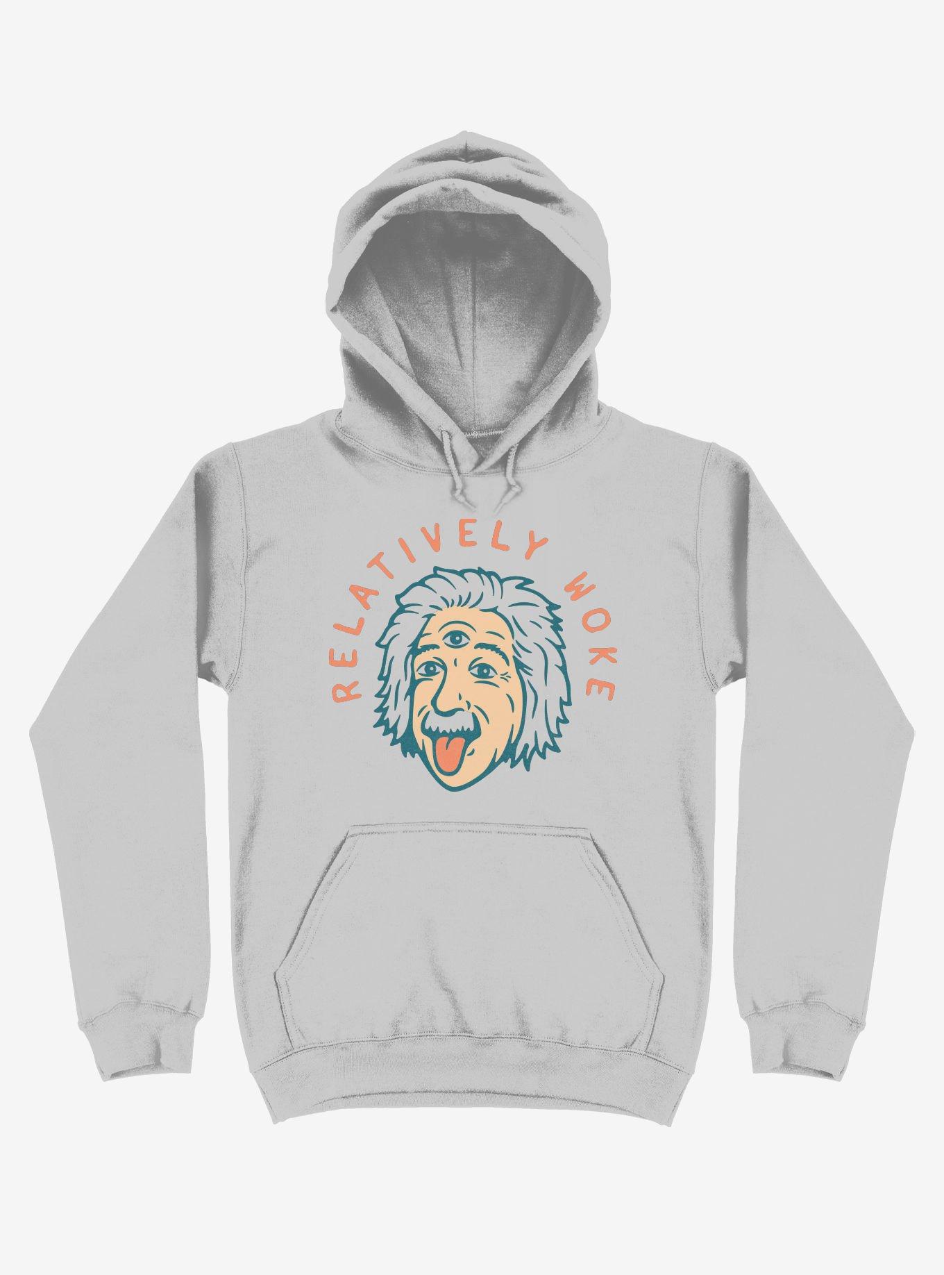Relatively Woke Albert Einstein Hoodie, SPORT GRAY, hi-res
