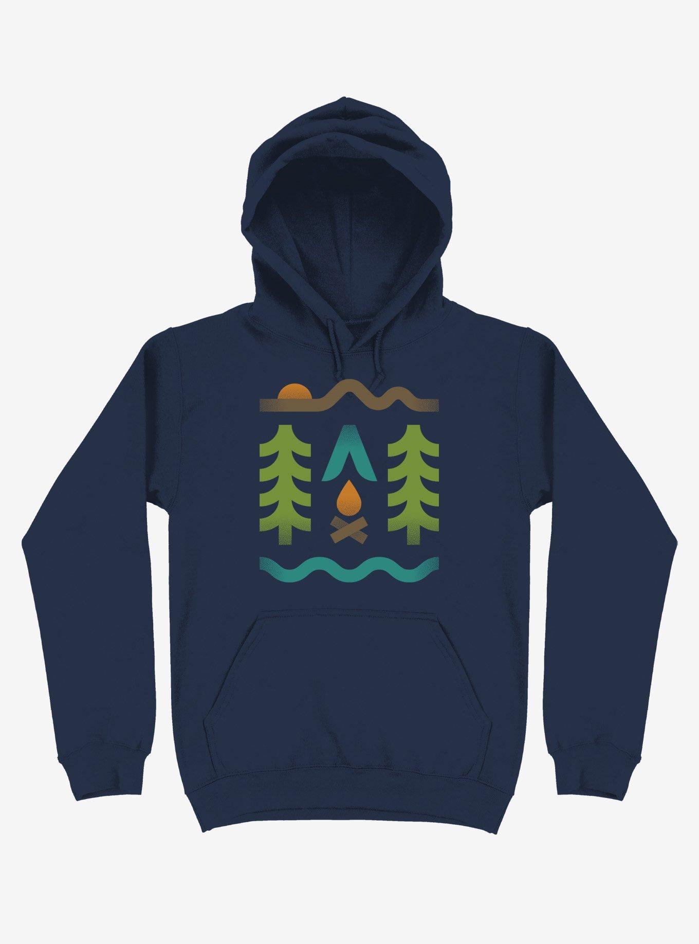 Simple Pleasures Forest Symbols Hoodie, , hi-res