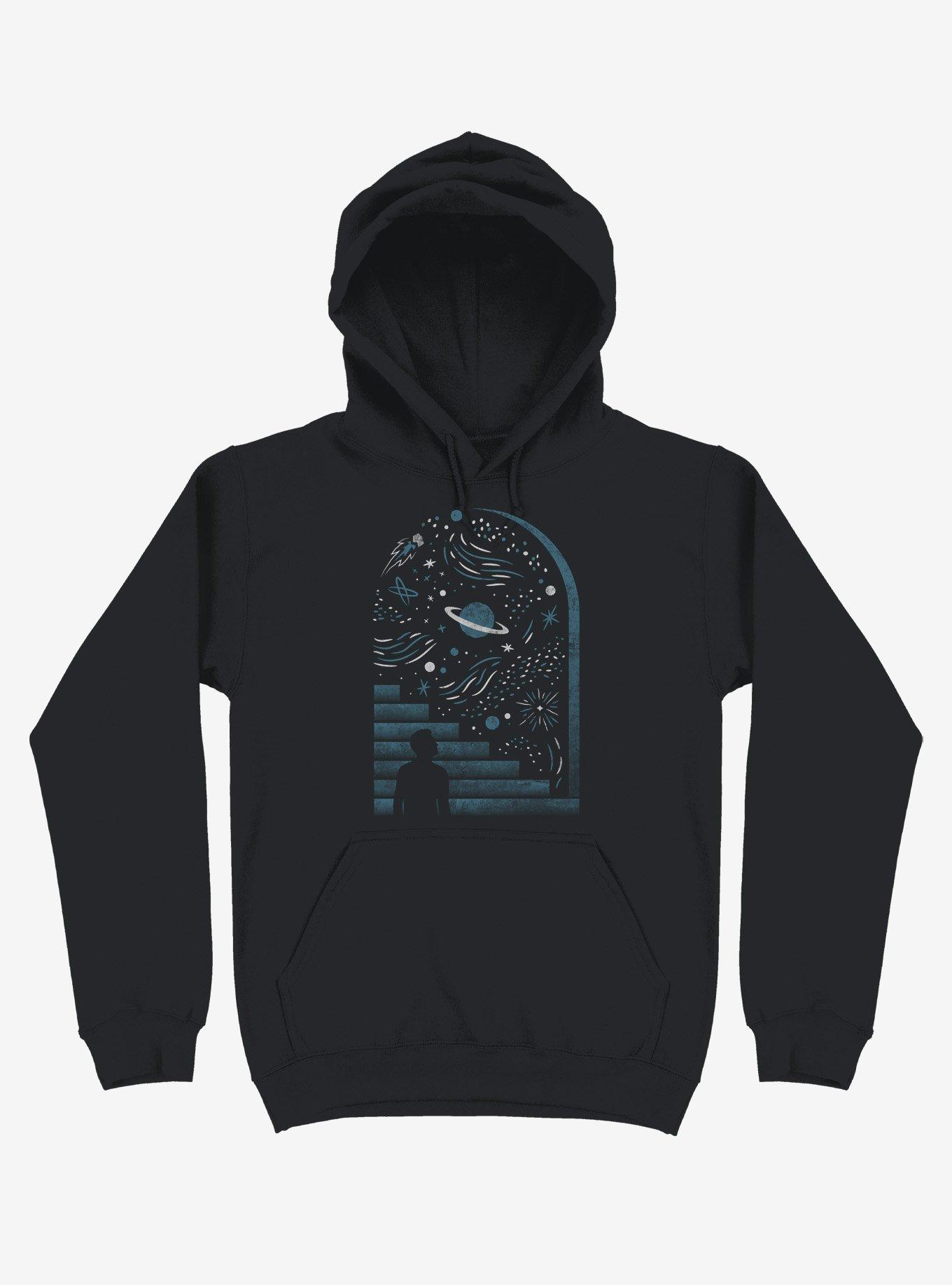 Stairway To Open Space Hoodie, BLACK, hi-res