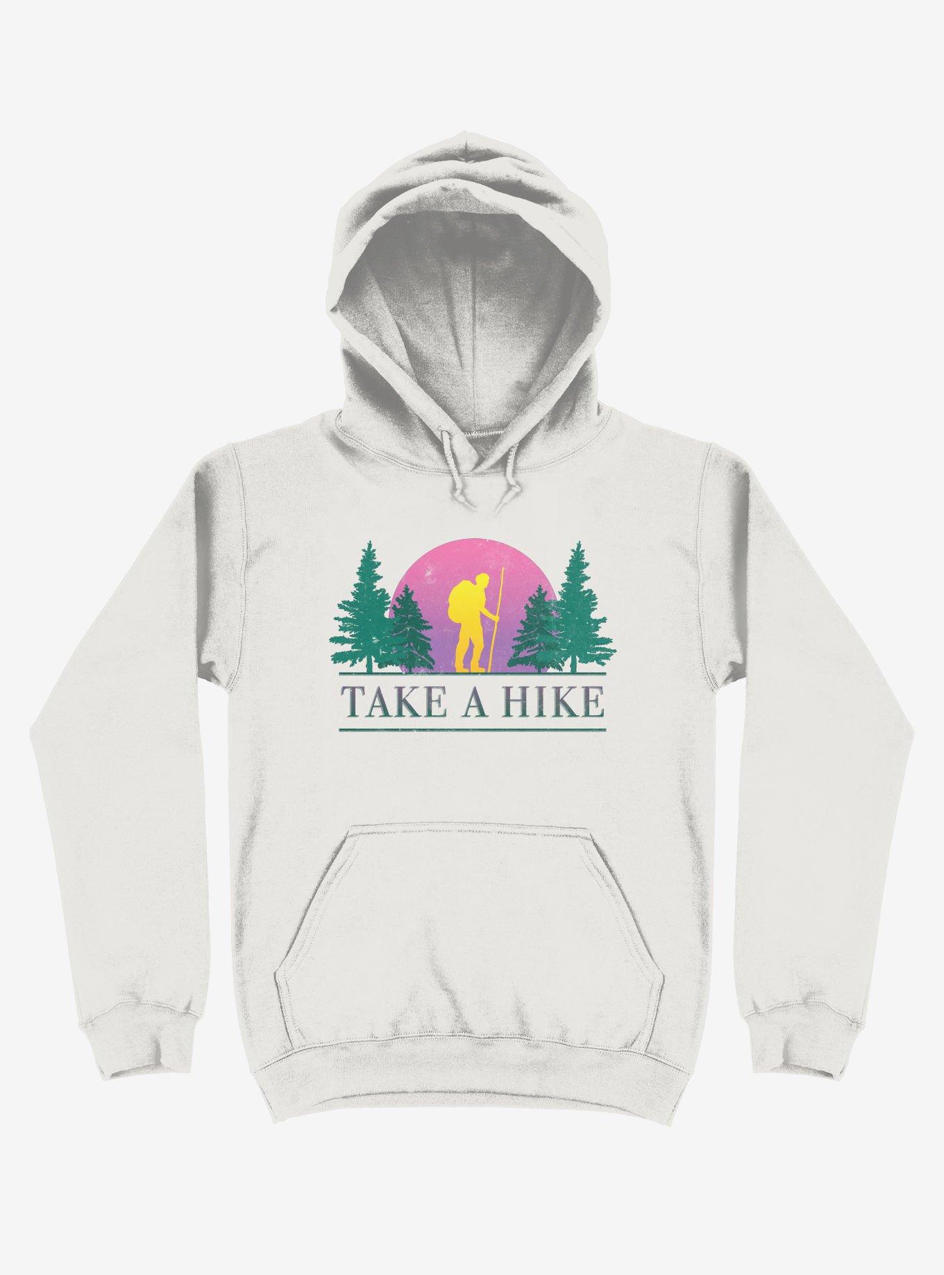 Take A Hike Hoodie, WHITE, hi-res
