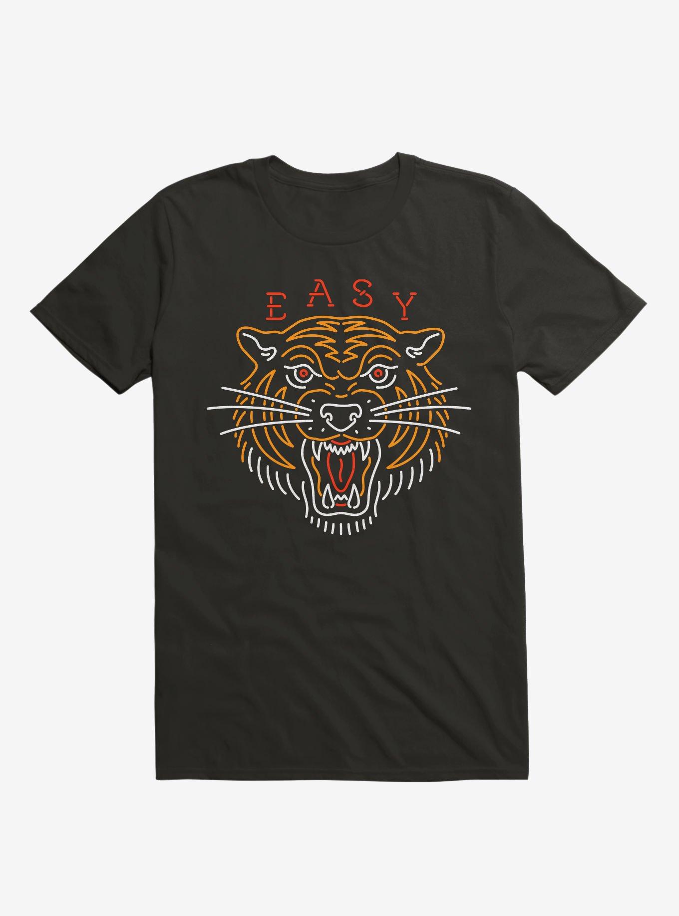 Easy, Tiger T-Shirt, BLACK, hi-res
