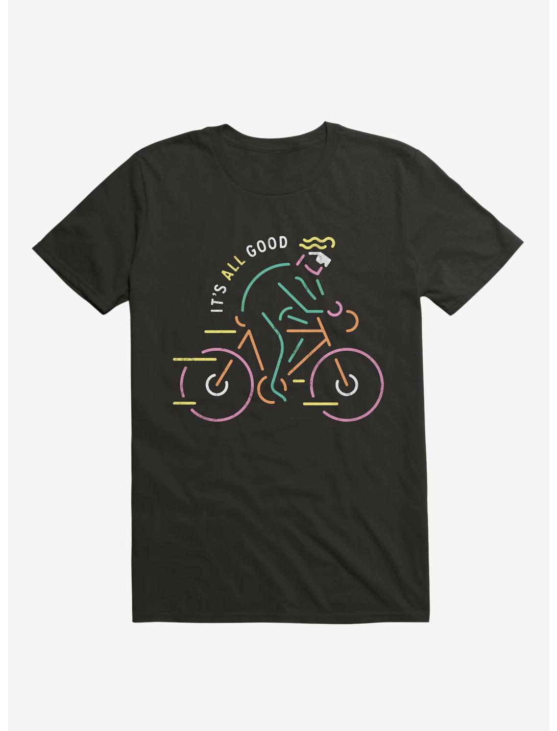 It'S All Good Cyclist T-Shirt, BLACK, hi-res