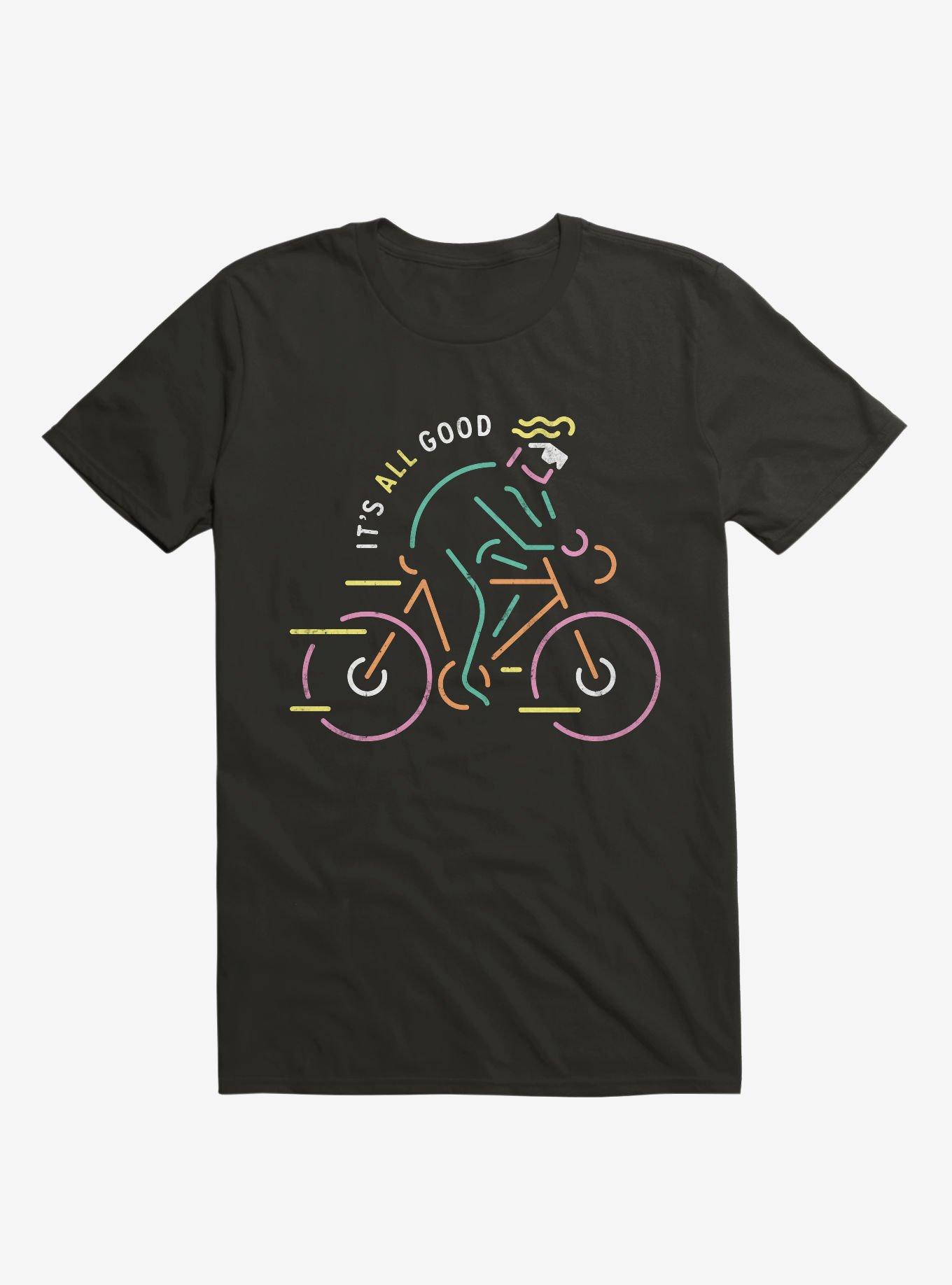 It'S All Good Cyclist T-Shirt, BLACK, hi-res