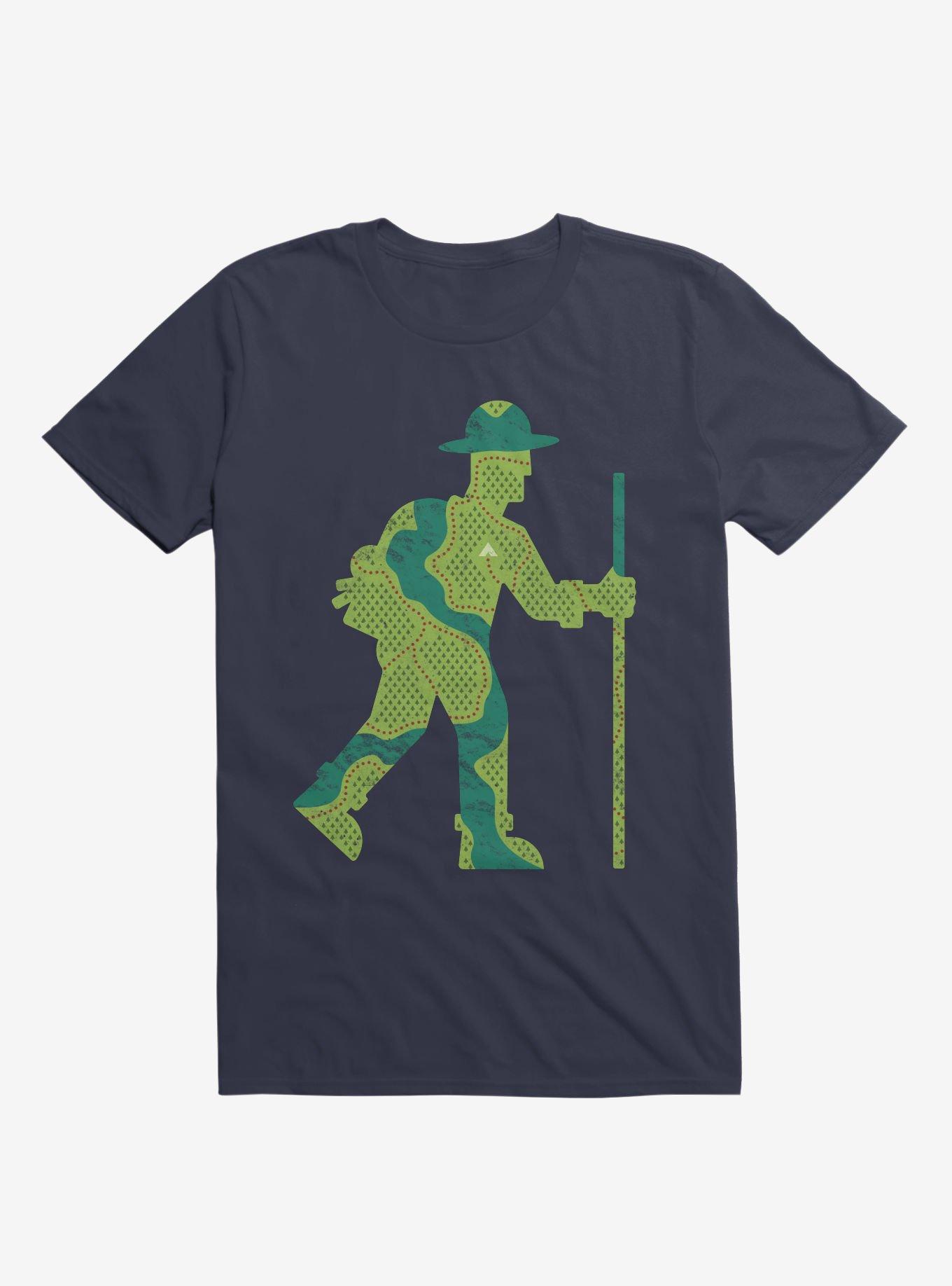 The Outdoorsman T-Shirt, NAVY, hi-res