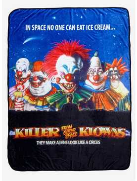 Killer Klowns From Outer Space Cover Throw Blanket, , hi-res