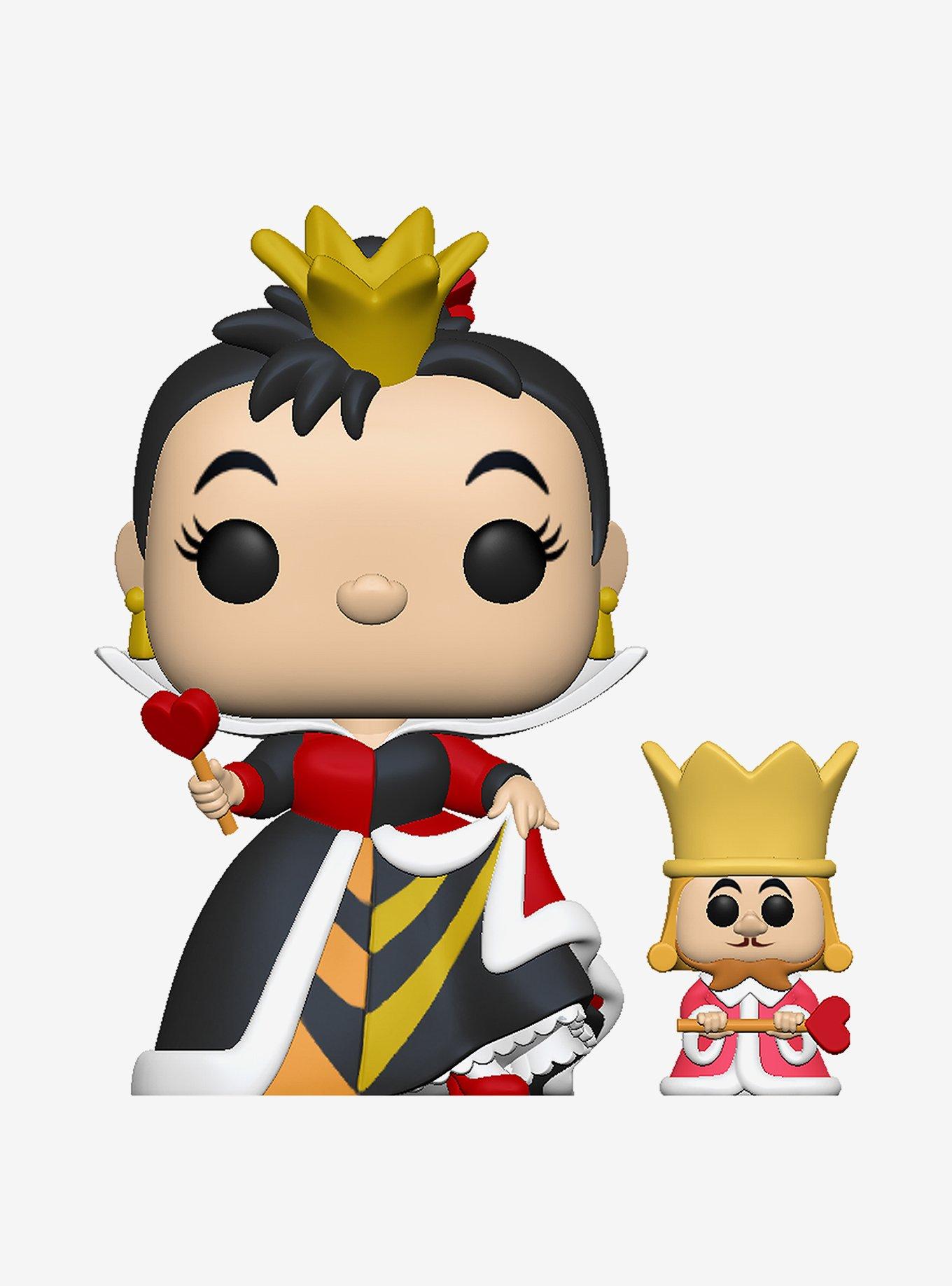 Funko Pop! Disney Alice In Wonderland Queen Of Hearts & King Of Hearts Vinyl Figures, , hi-res