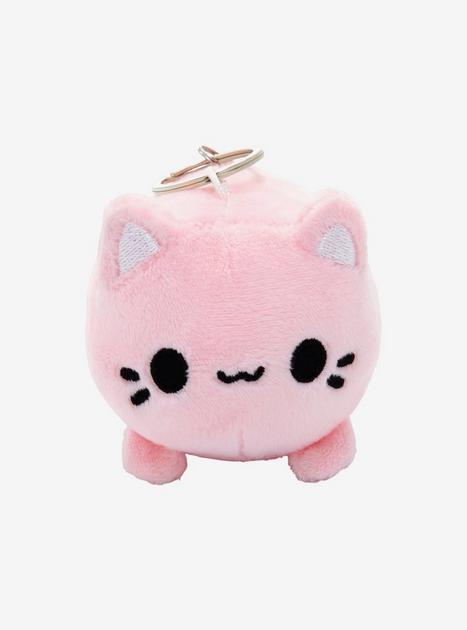 Tasty Peach Meowchi Strawberry Plush Key Chain | Hot Topic