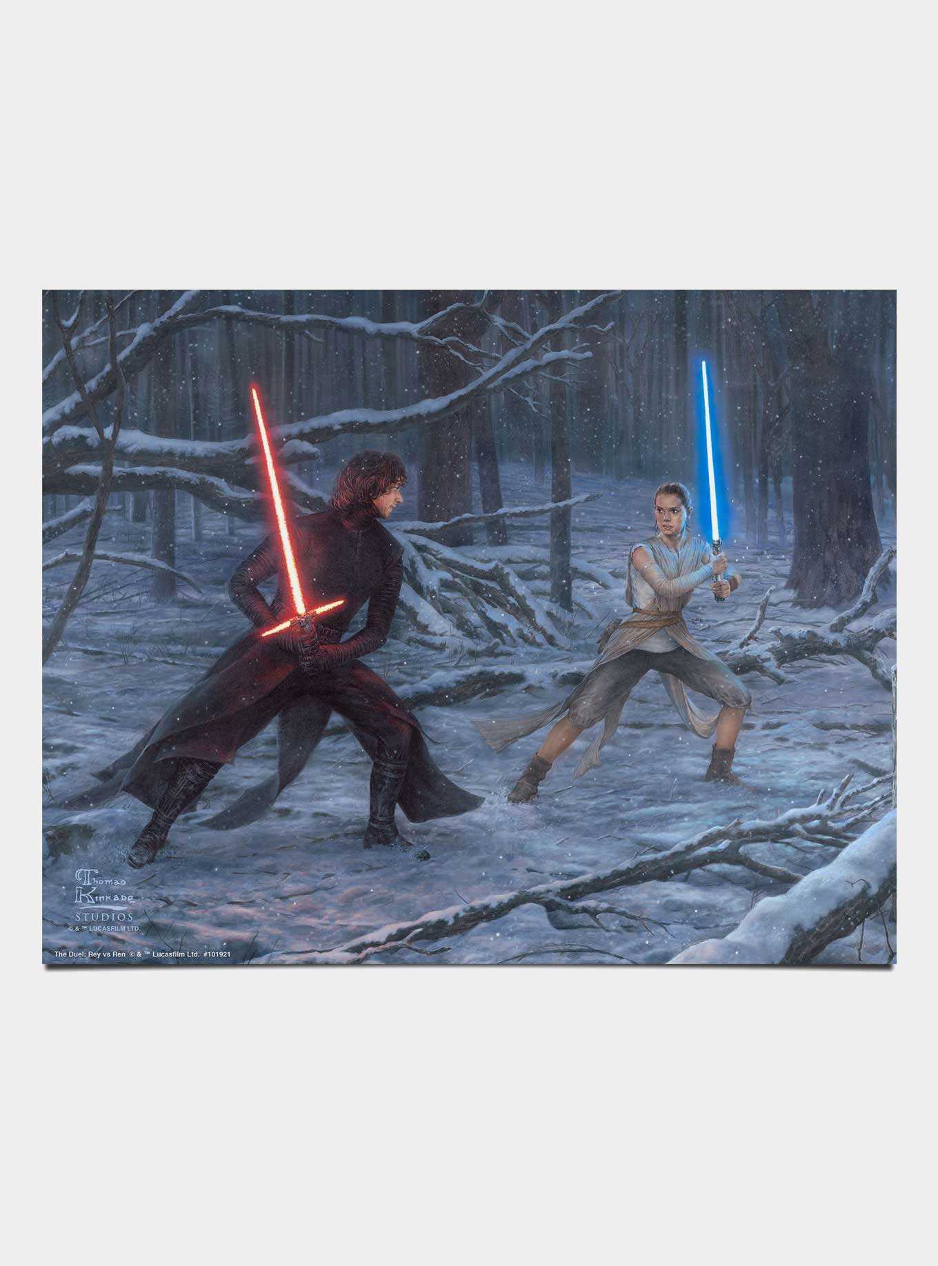 Star Wars The Duel Rey Vs. Ren Art Prints, , hi-res