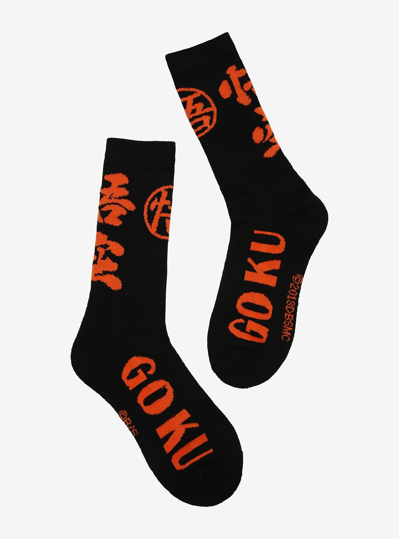 Dragon Ball Z Goku Crew Socks, , hi-res