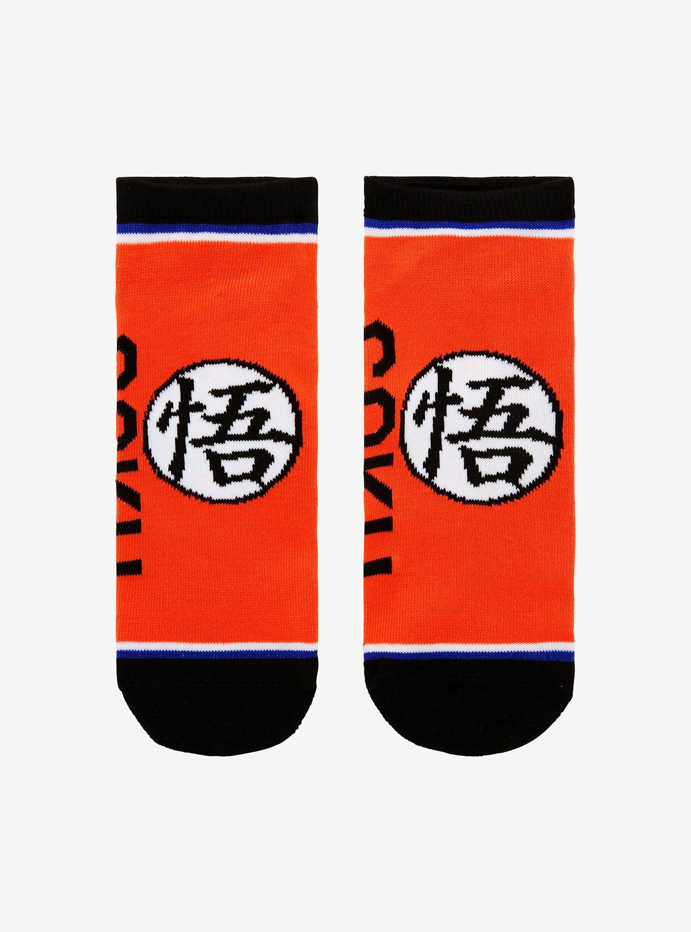 Dragon Ball Z Goku Kanji No-Show Socks, , hi-res