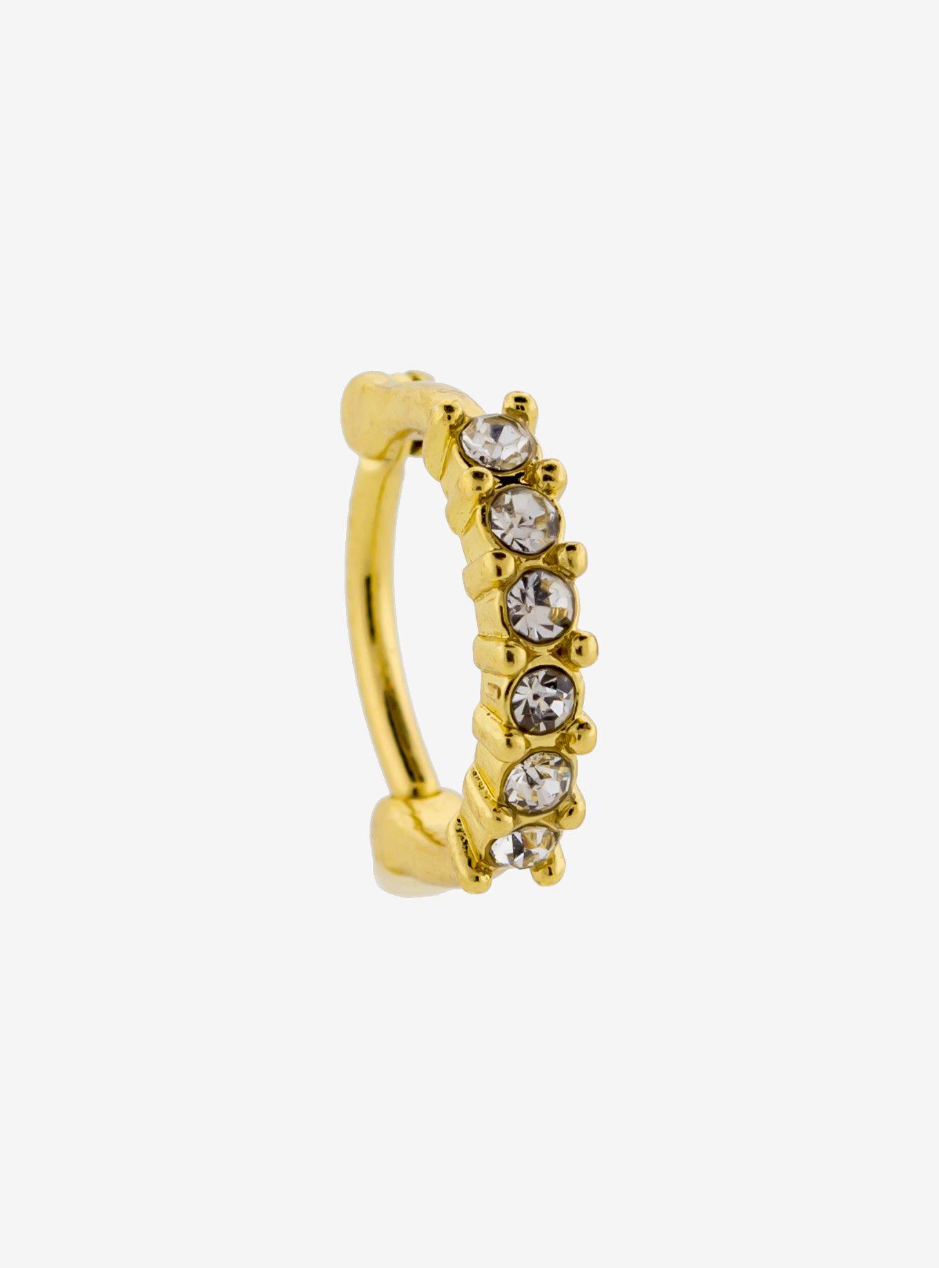Steel Gold Stone Rook Clicker, , hi-res