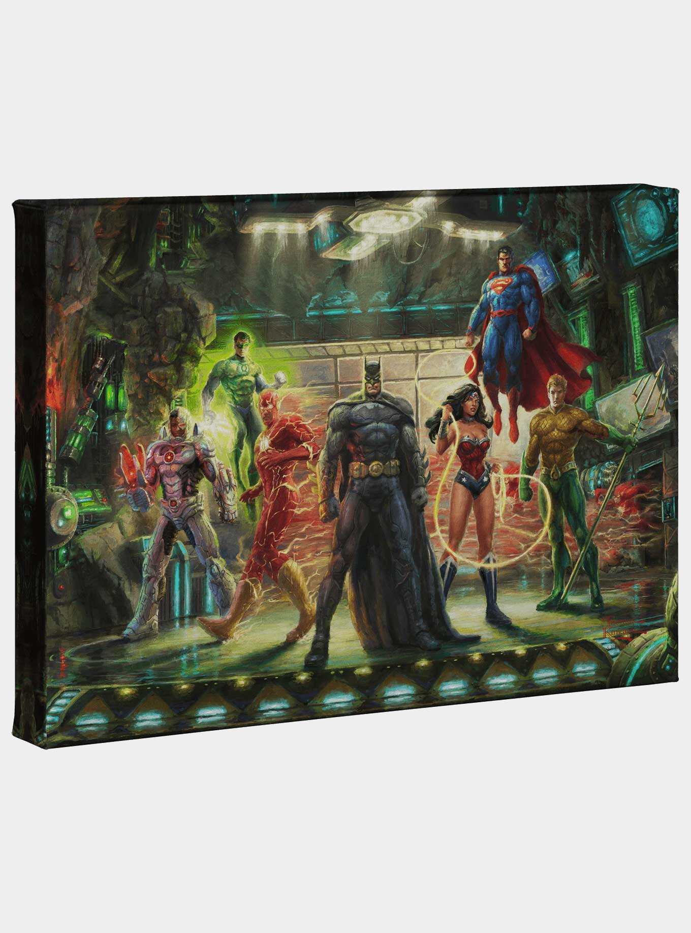 DC Comics Justice League Gallery Wrapped Canvas, , hi-res