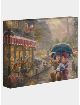 Plus Size Disney Mickey And Minnie In Paris 8 X 10 Inches Gallery Wrapped Canvas, , hi-res