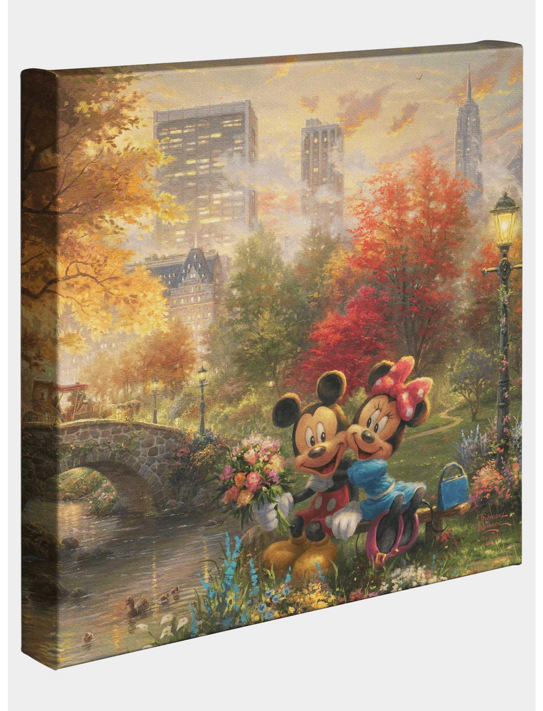 Disney Mickey And Minnie Sweetheart Central Park Gallery Wrapped Canvas, , hi-res