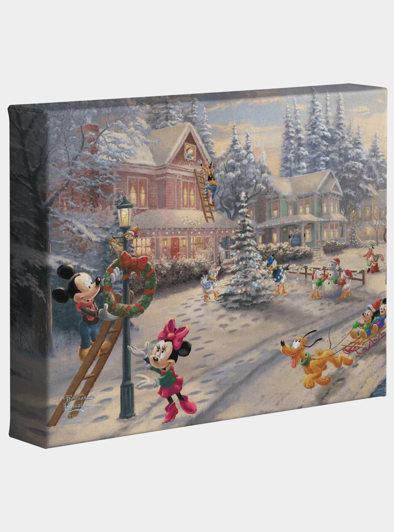 Disney Mickey's Victorian Christmas 8 X 10 Inches Gallery Wrapped