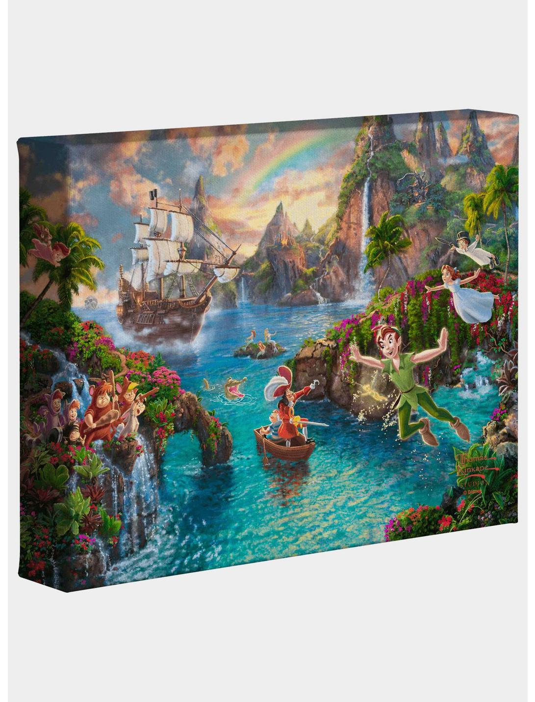 Disney Peter Pan Peter Pan's Never Land 8" x 10" Gallery Wrapped Canvas, , hi-res