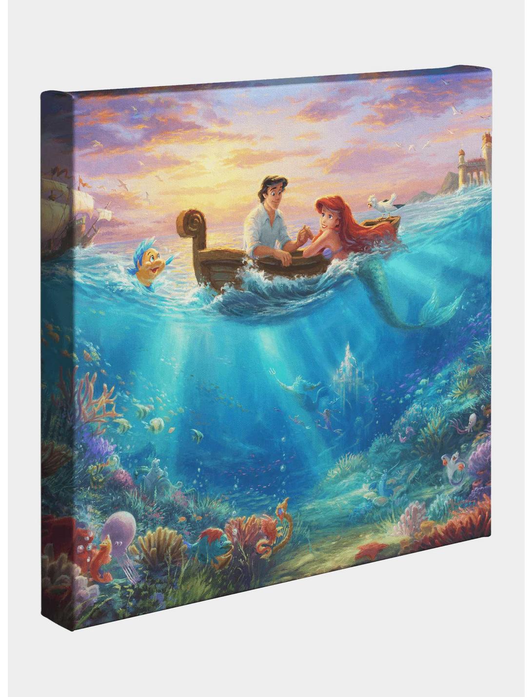 Disney The Little Mermaid Falling In Love 14 X 14 Inches Gallery Wrapped Canvas, , hi-res