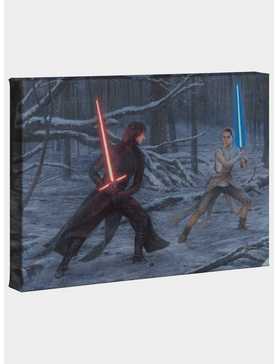 Star Wars The Duel Rey Vs. Ren Gallery Wrapped Canvas, , hi-res
