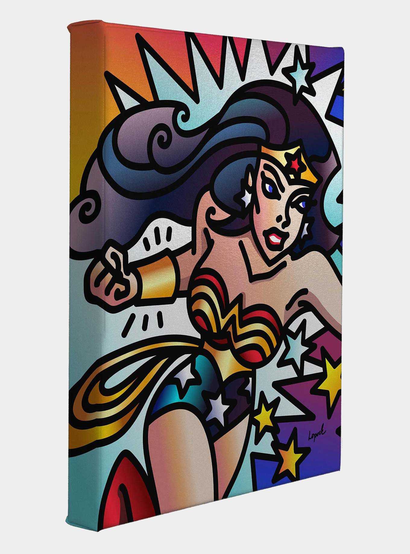 DC Comics Wonder Woman By Lisa Lopuck Gallery Wrapped Canvas, , hi-res