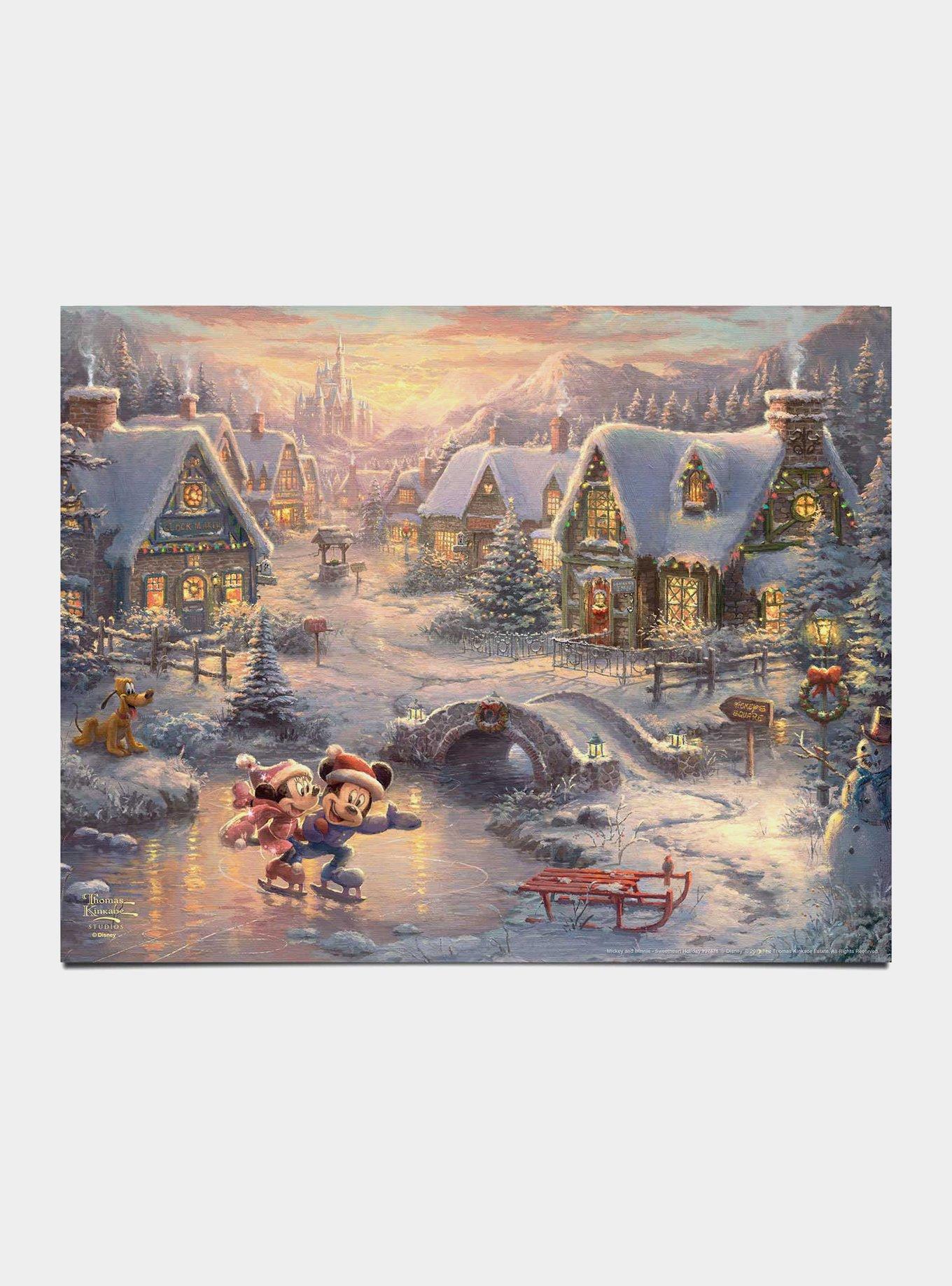 Disney Mickey And Minnie Sweetheart Holiday Art Prints, , hi-res
