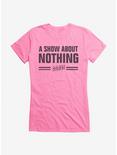 Seinfeld A Show About Nothing Girls T-Shirt, , hi-res