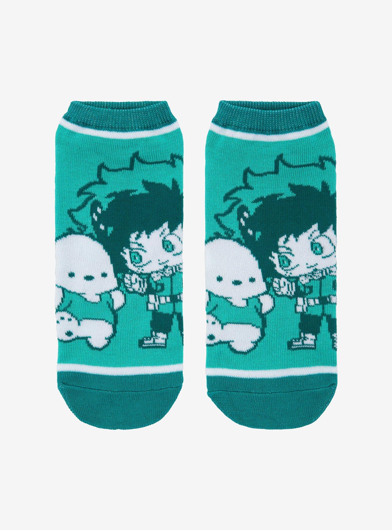 My Hero Academia X Hello Kitty And Friends Deku & Pochacco No-Show Socks, , hi-res