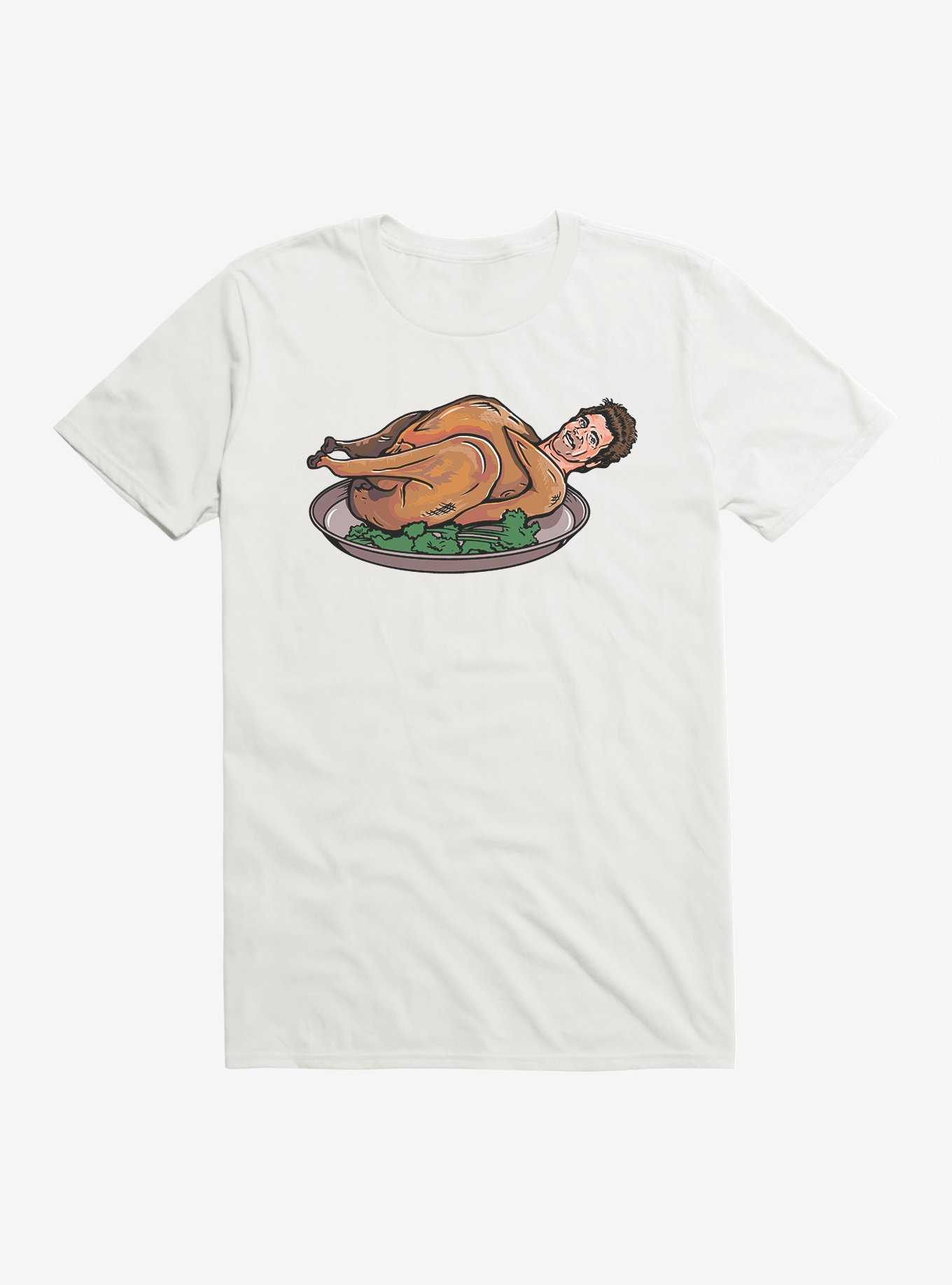 Seinfeld Kramer Turkey T-Shirt, WHITE, hi-res