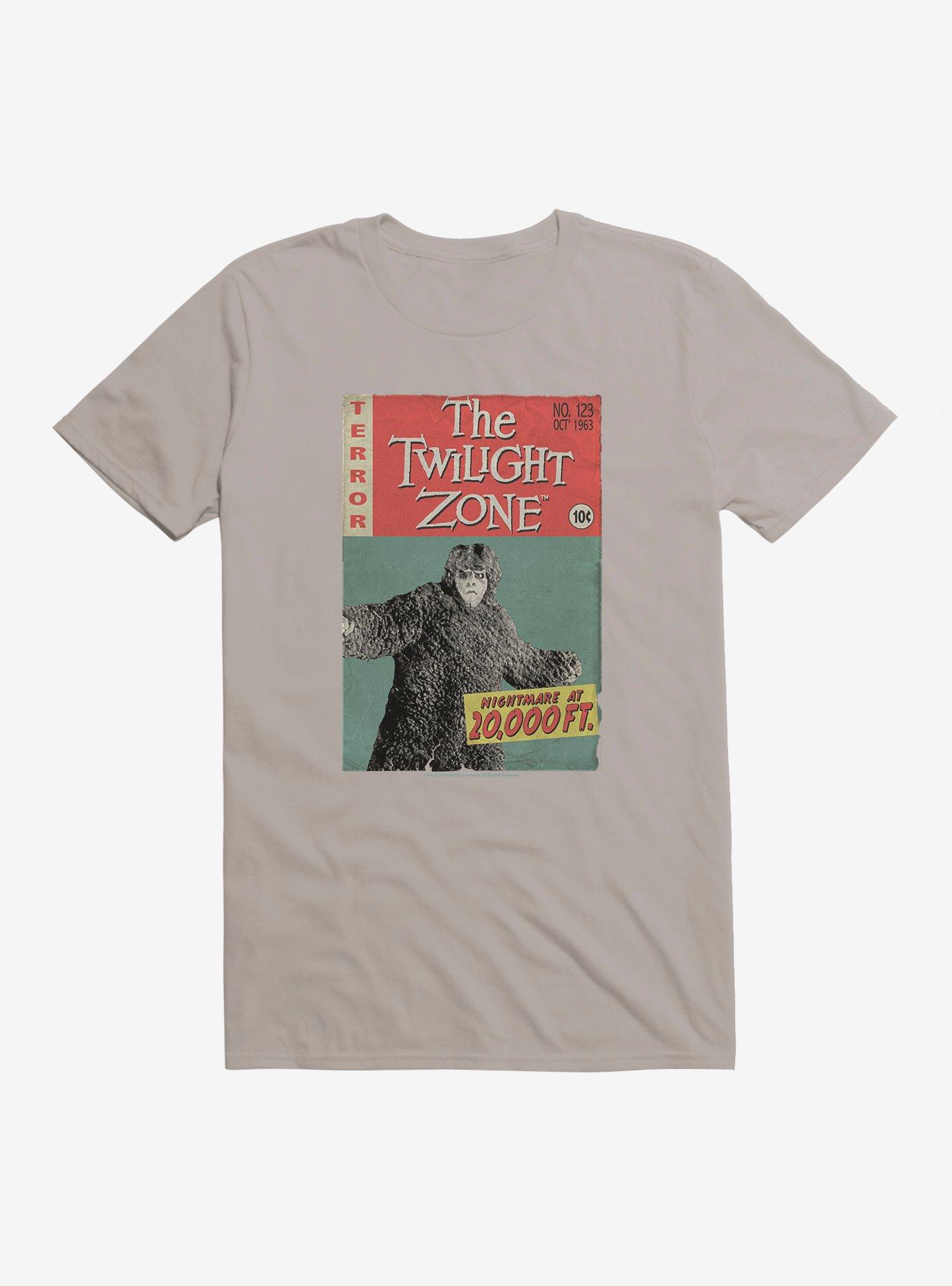 The Twilight Zone Nightmare At 20,000 Feet T-Shirt, LIGHT GREY, hi-res