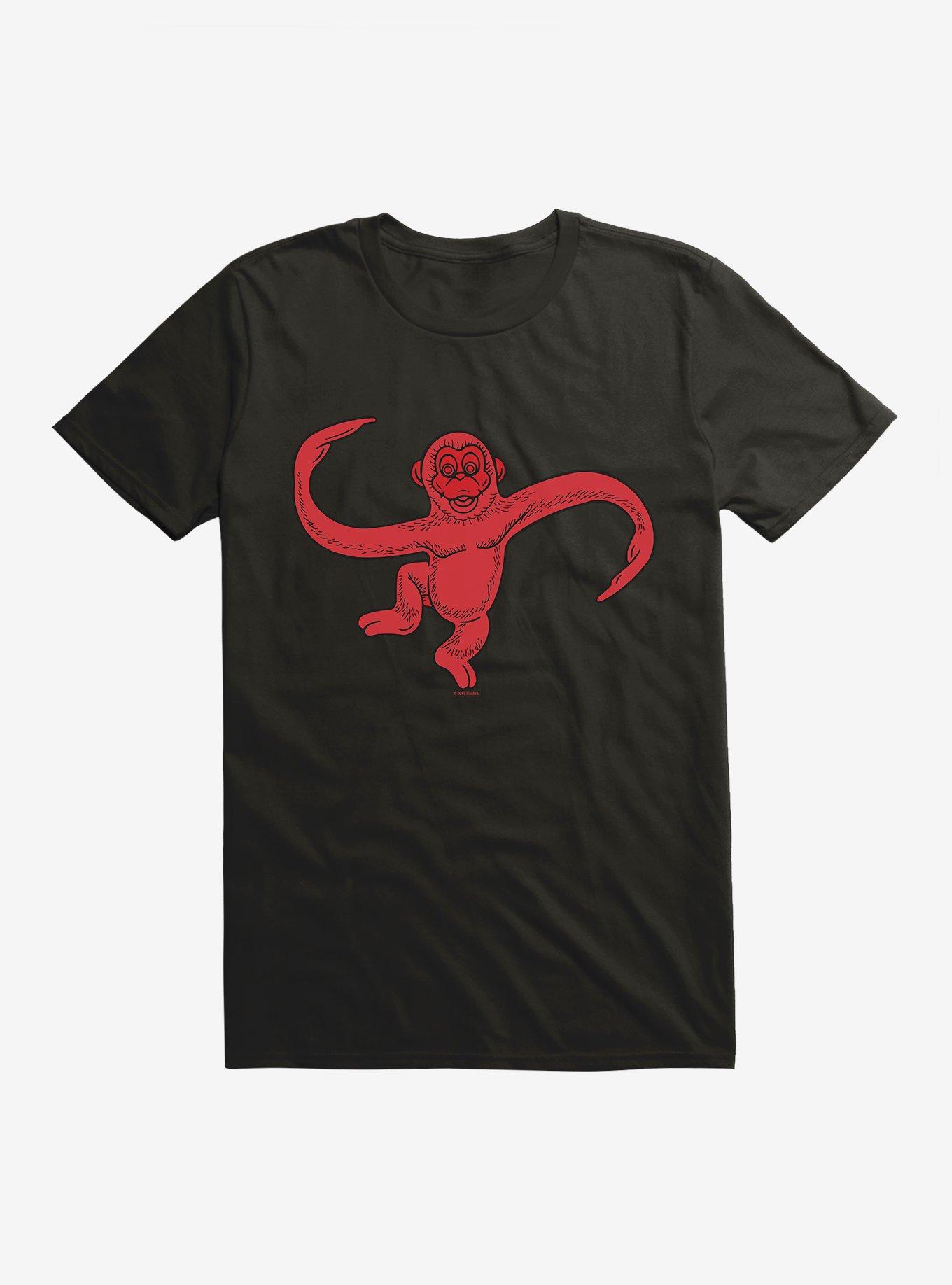 Red monkey t store shirt