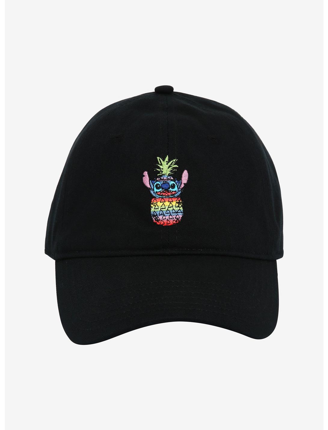 Disney Pride Lilo & Stitch Rainbow Pineapple Cap - BoxLunch Exclusive, , hi-res