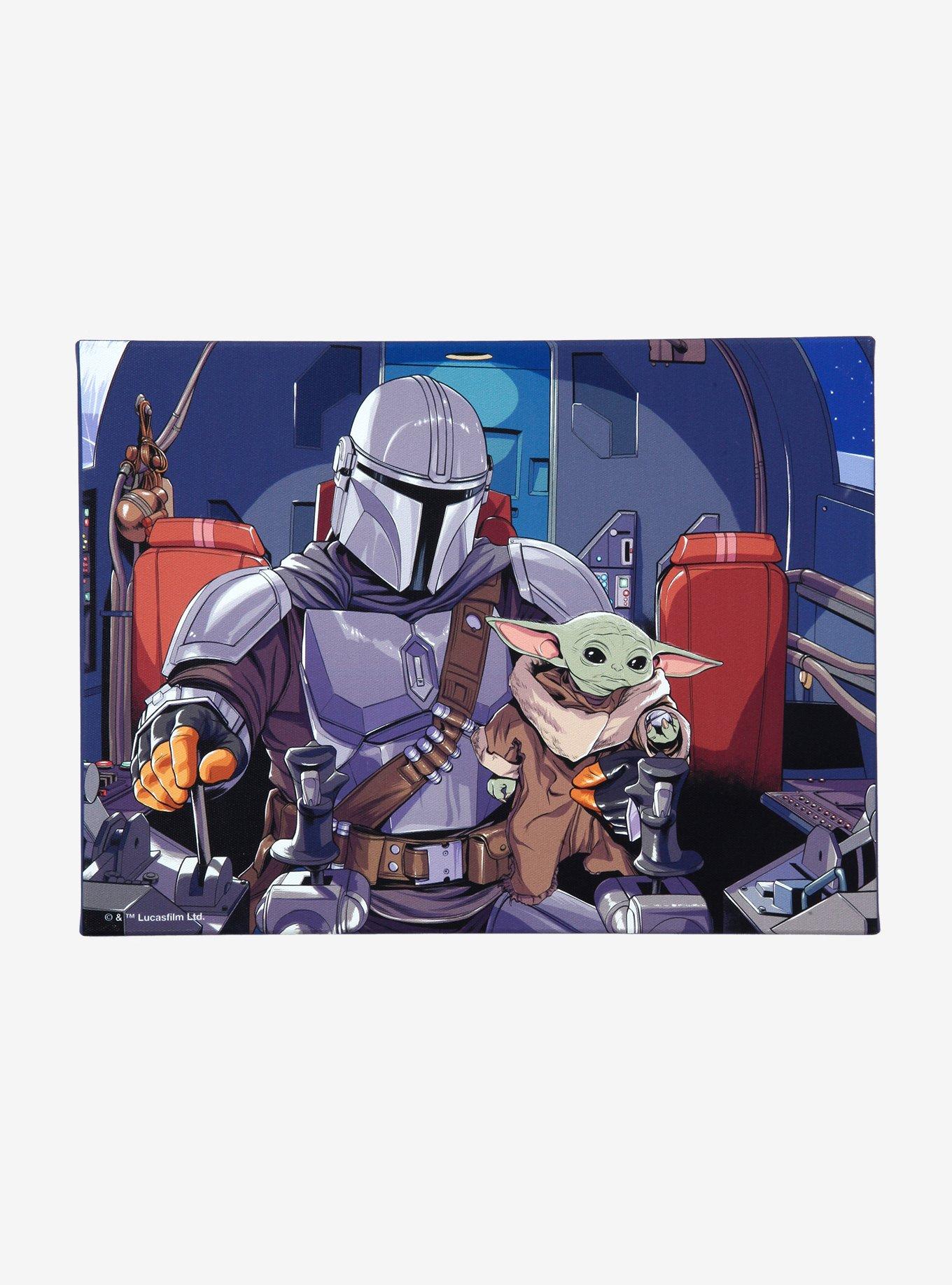 Star Wars The Mandalorian The Child Ship Canvas Wall Art, , hi-res
