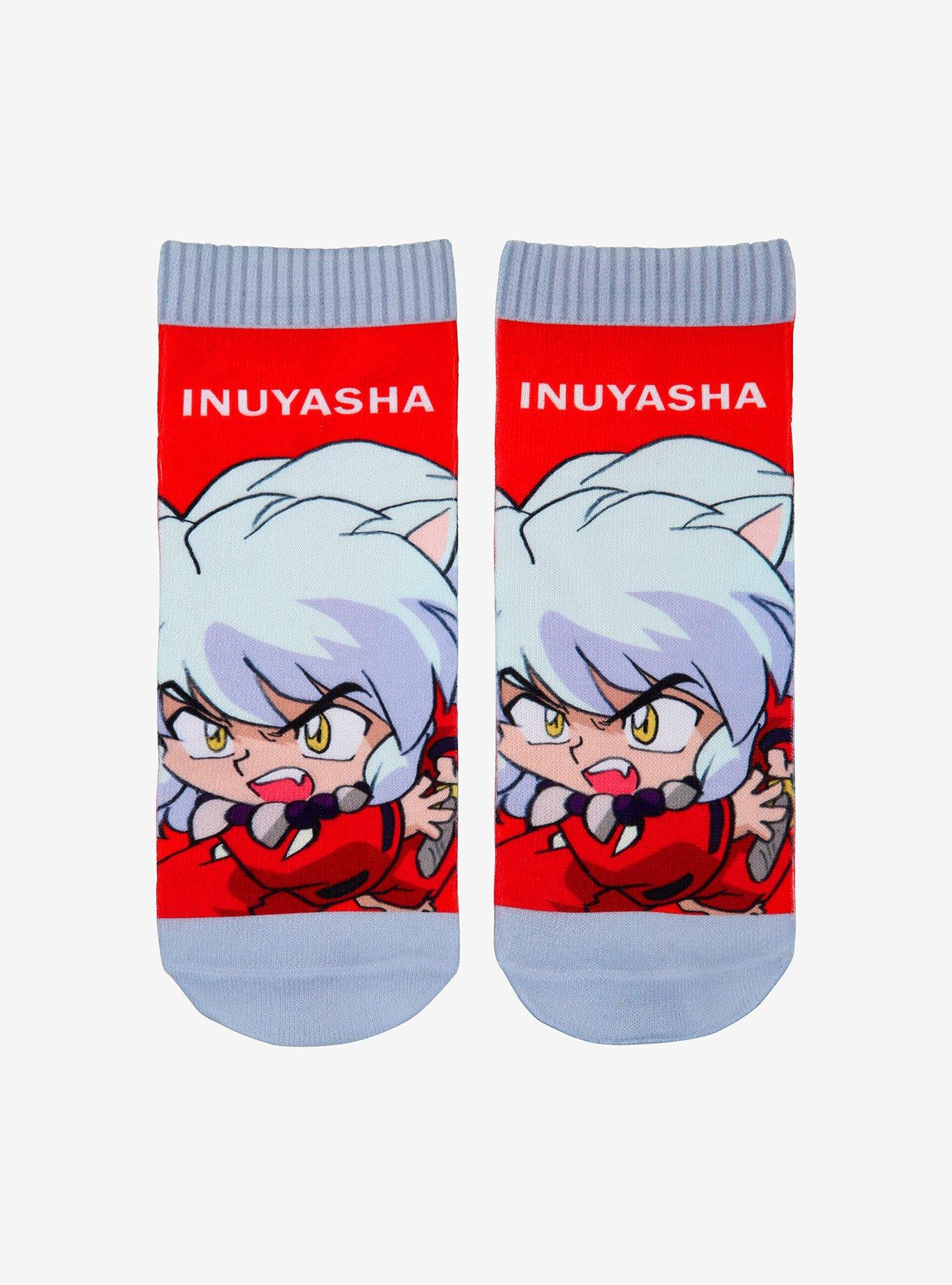 InuYasha Red No-Show Socks, , hi-res