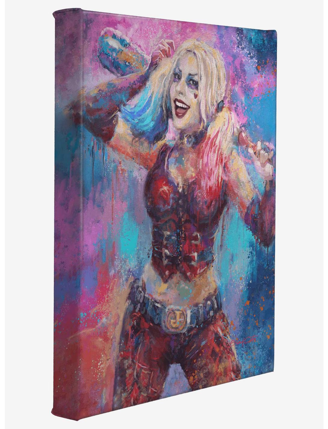 DC Comics Harley Quinn Daddy's Lil Monster 14" x 11" Gallery Wrapped Canvas, , hi-res