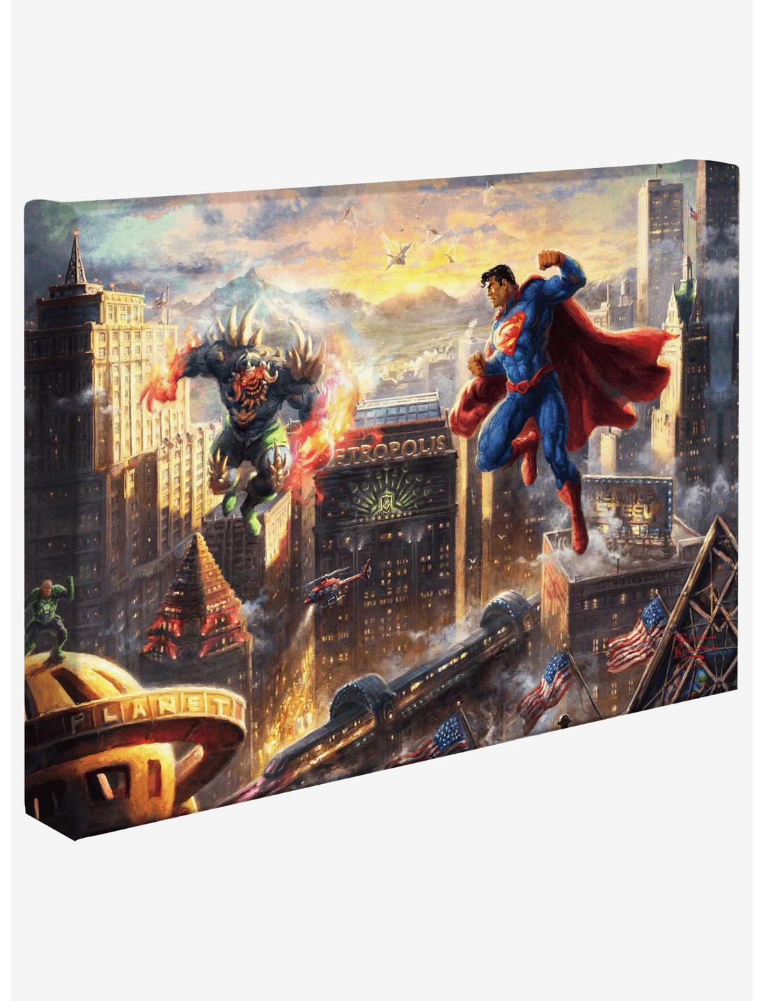 DC Comics Superman Man Of Steel 8" x 10" Gallery Wrapped Canvas, , hi-res