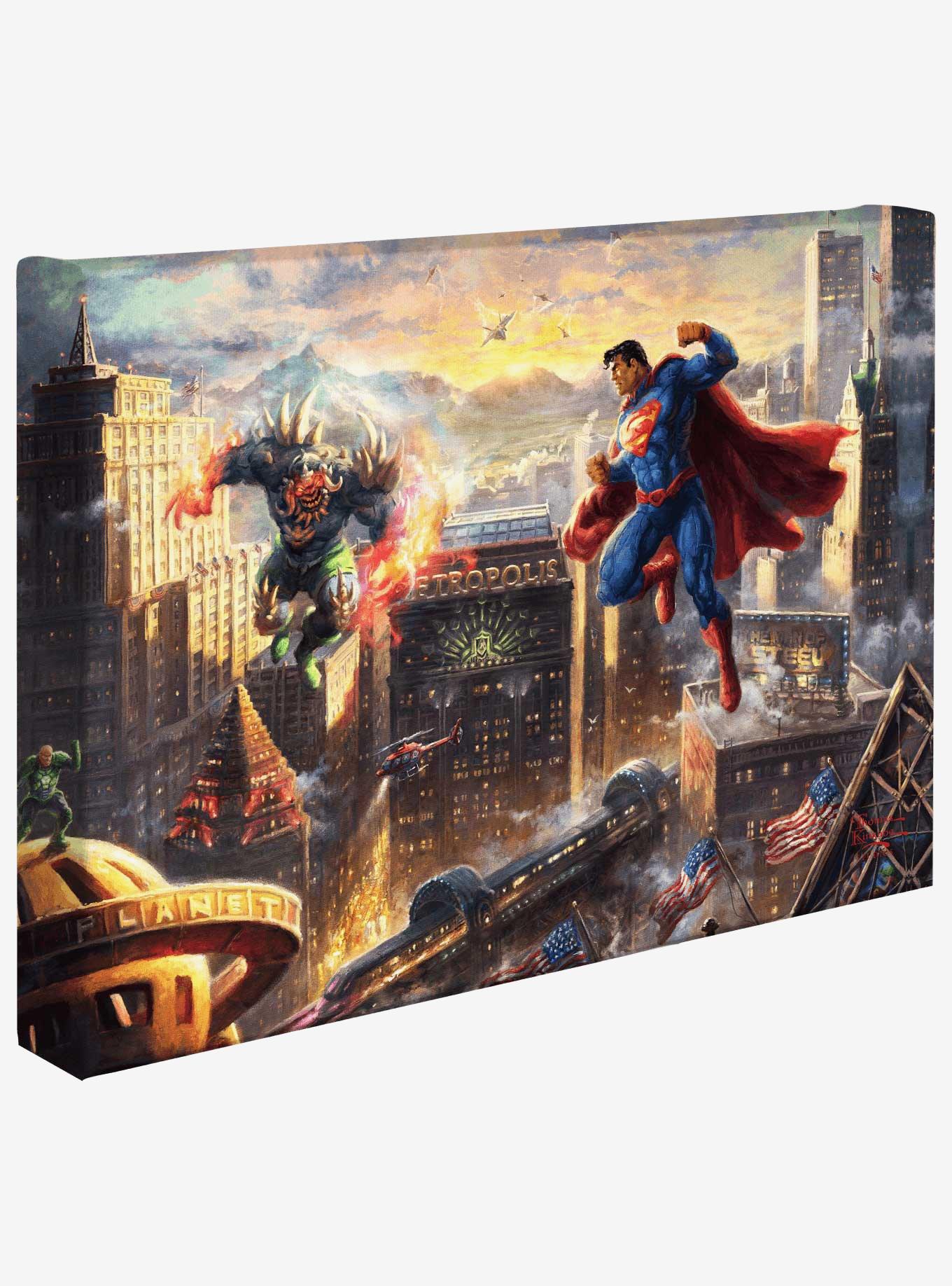 DC Comics Superman Man Of Steel 8" x 10" Gallery Wrapped Canvas, , hi-res