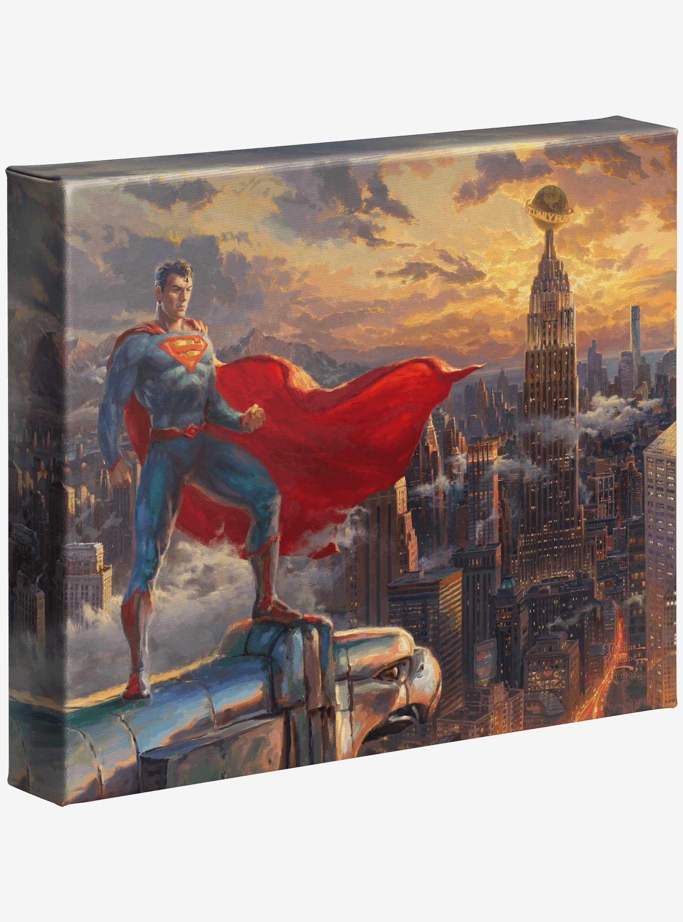 DC Comics Superman Protector Of Metropolis 8" x 10" Gallery Wrapped Canvas, , hi-res