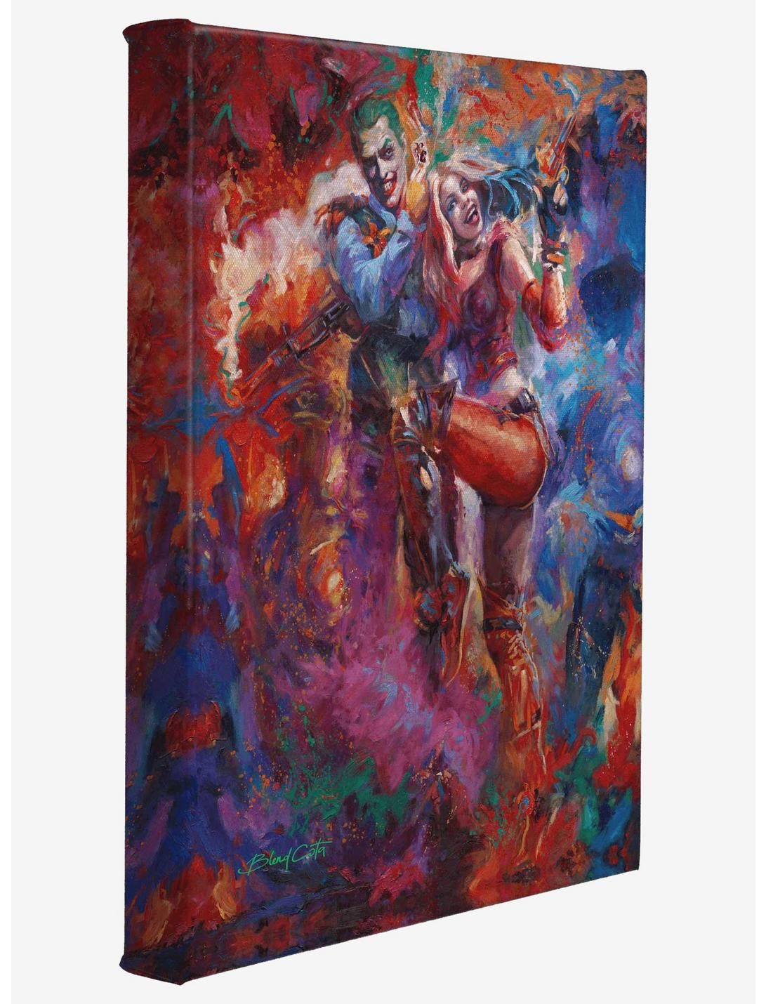 DC Comics The Joker And Harley Quinn 14" x 11" Gallery Wrapped Canvas, , hi-res