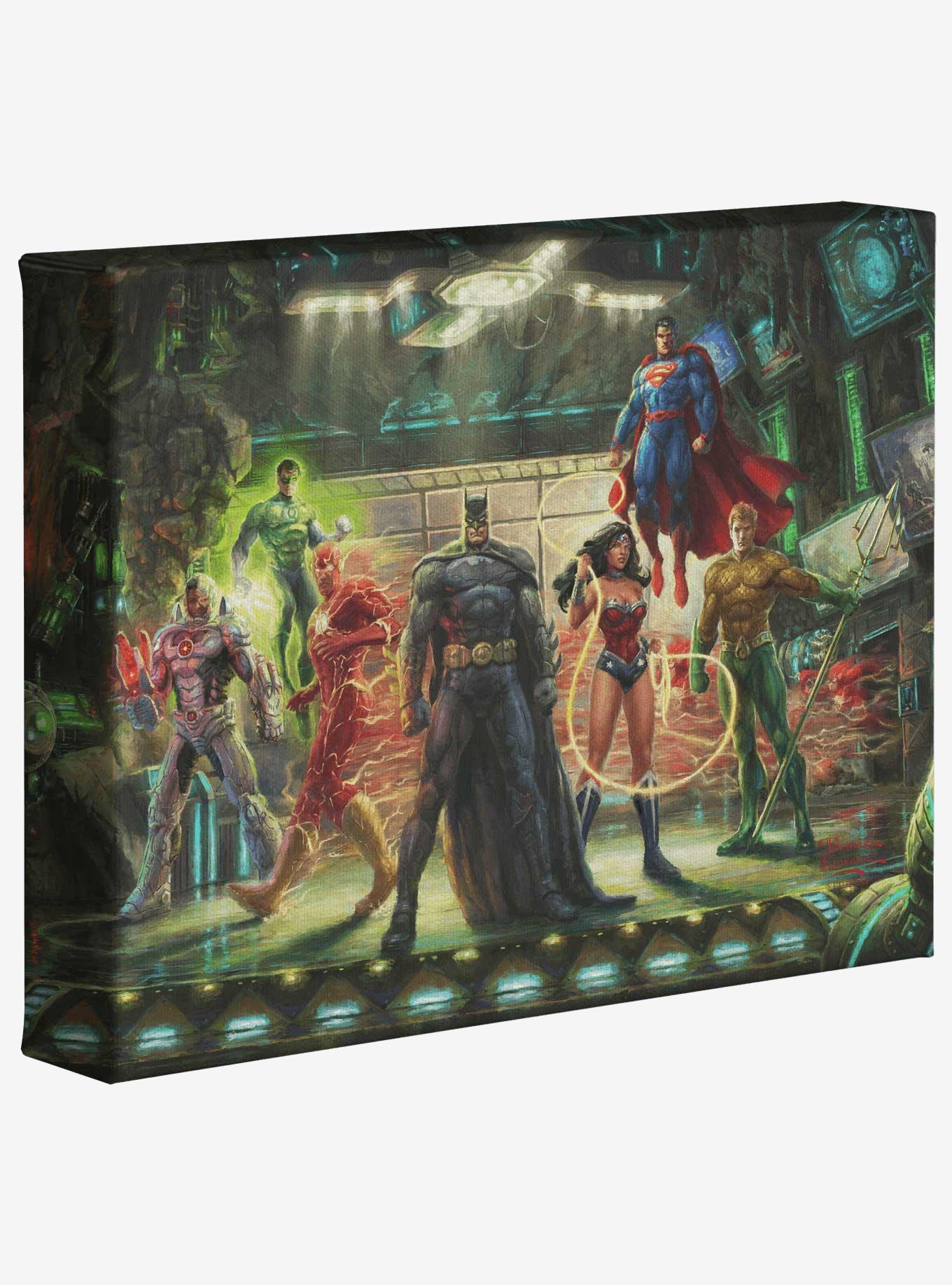 DC Comics The Justice League 8" x 10" Gallery Wrapped Canvas, , hi-res