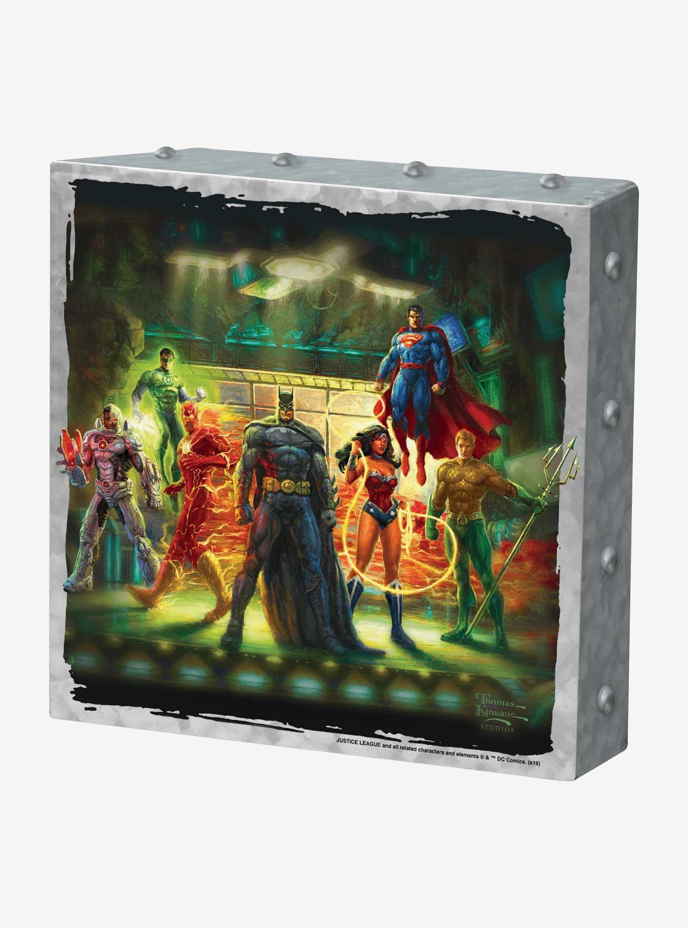 DC Comics The Justice League 10" x 10" Metal Box Art, , hi-res