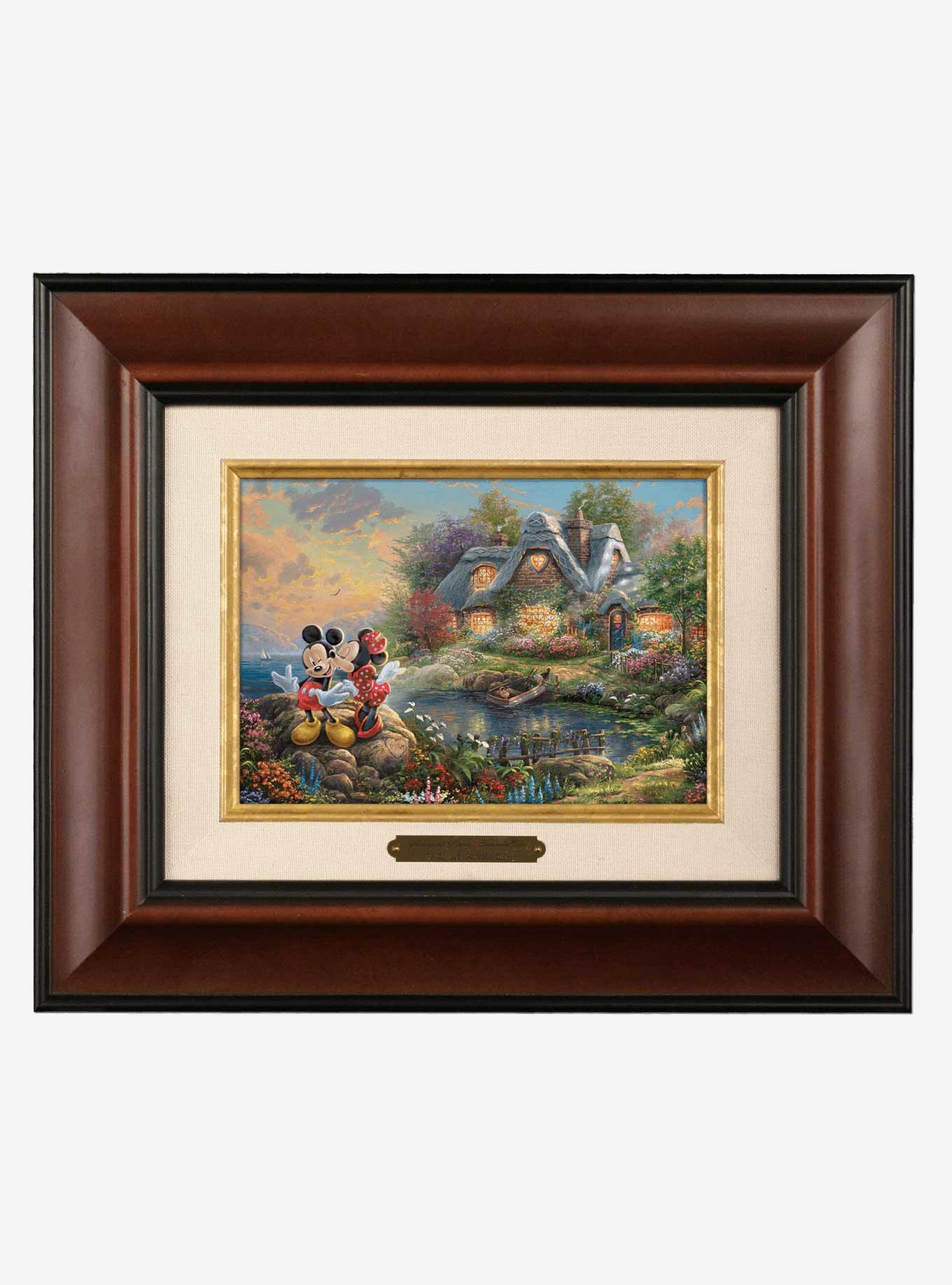 Disney Mickey And Minnie Sweetheart Cove Brushworks Wall Art, , hi-res