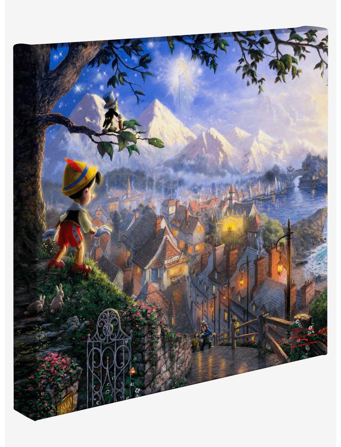 Disney Pinocchio Wishes Upon A Star 14" x 14" Gallery Wrapped Canvas, , hi-res
