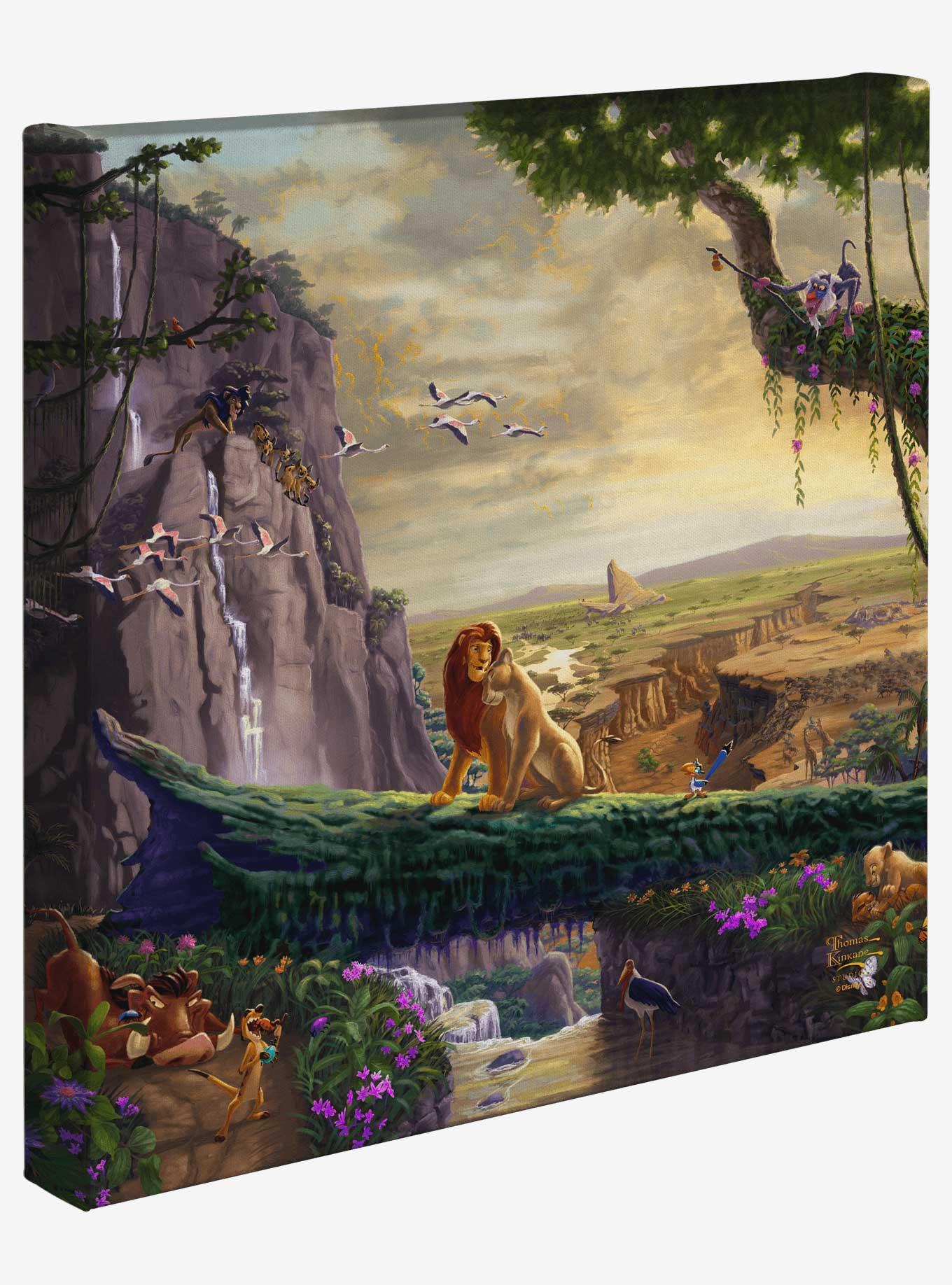 Disney The Lion King Returned To Pride Rock 14" x 14" Gallery Wrapped Canvas, , hi-res