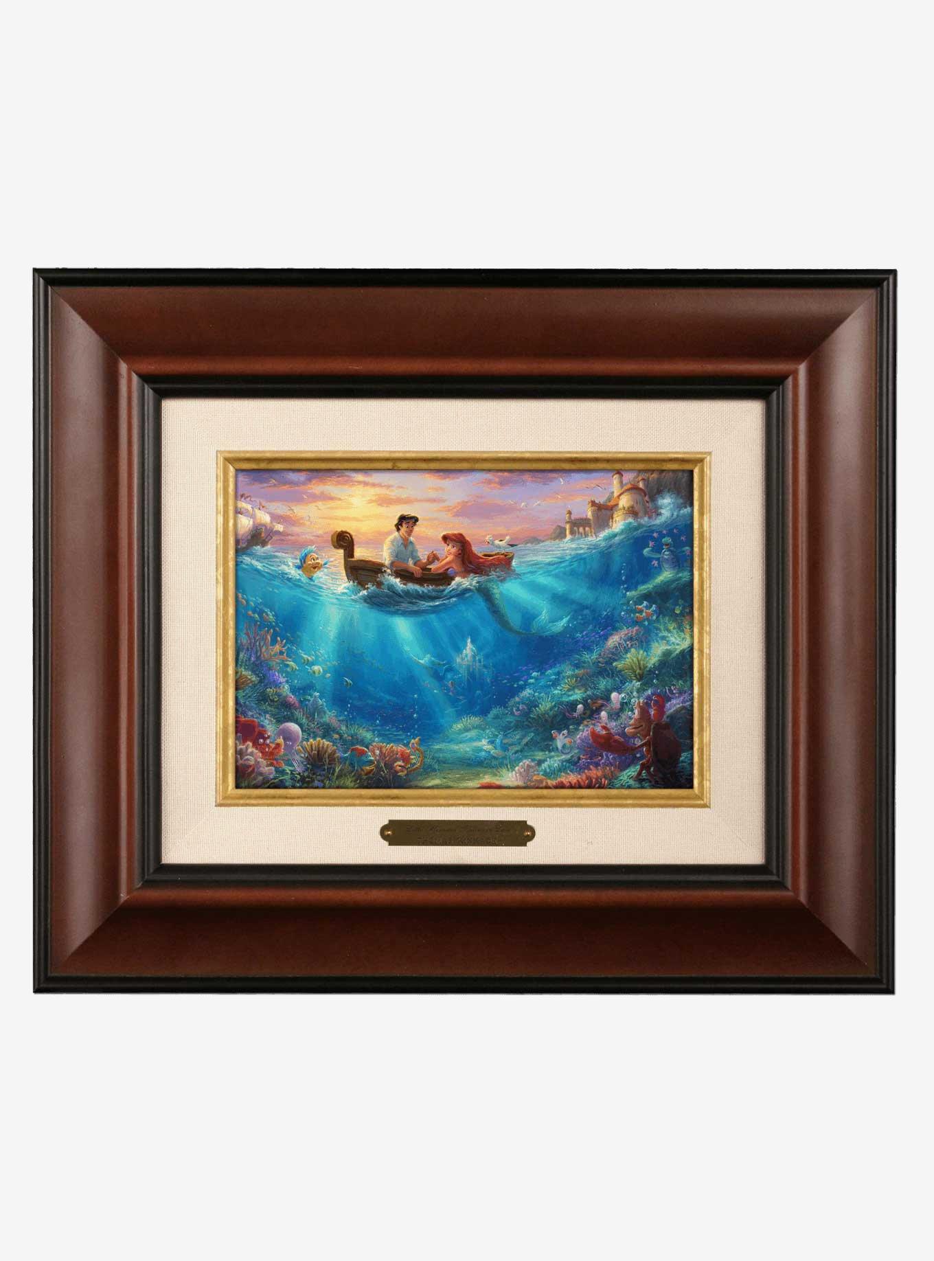 Disney The Little Mermaid Falling In Love Brushworks Wall Art, , hi-res
